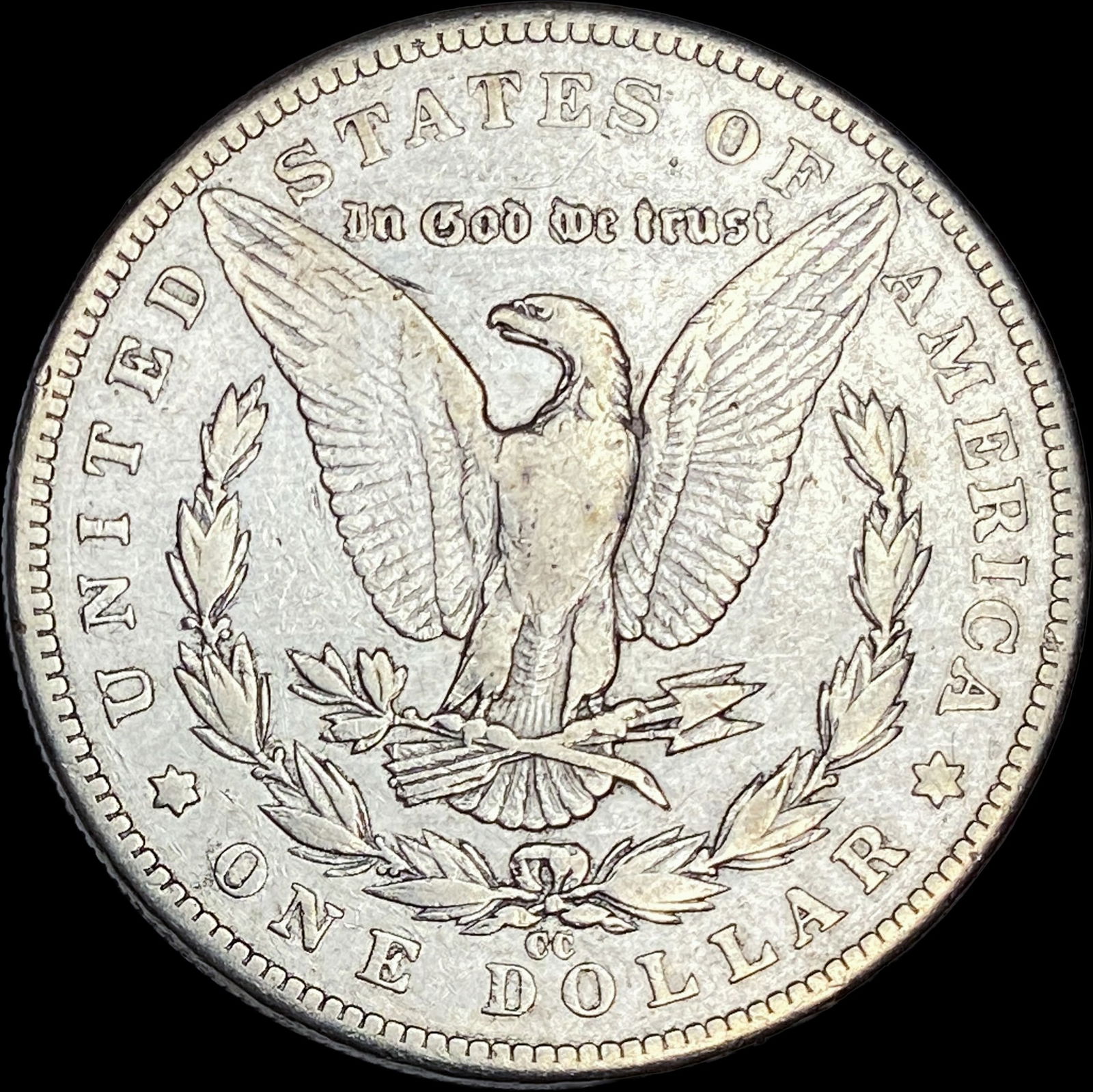 1889-CC Silver Morgan Dollar ABOUT UNCIRCULATED - 2