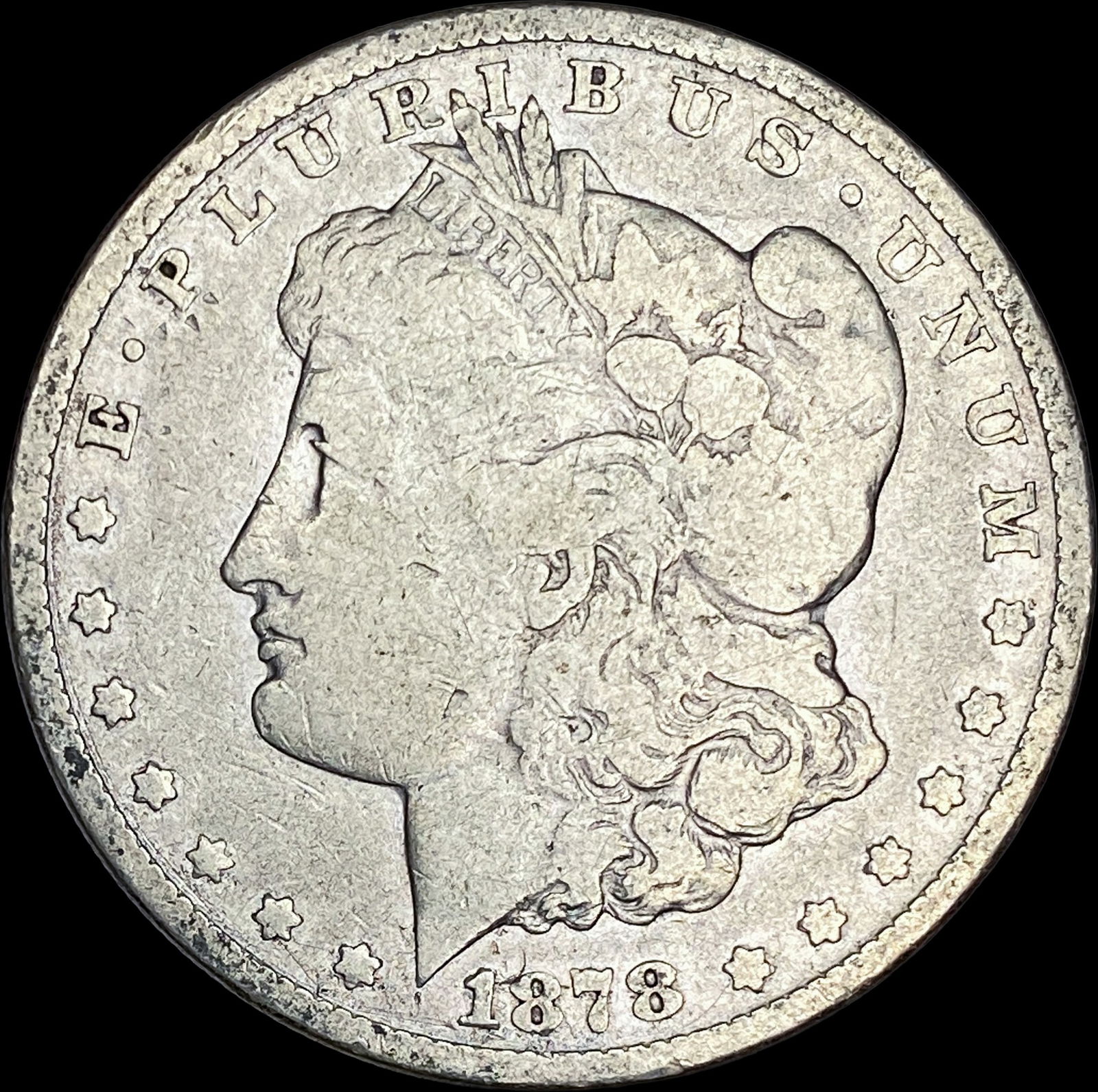 1878 Silver Morgan Dollar NICELY CIRCULATED: 1878 Silver Morgan Dollar NICELY CIRCULATED