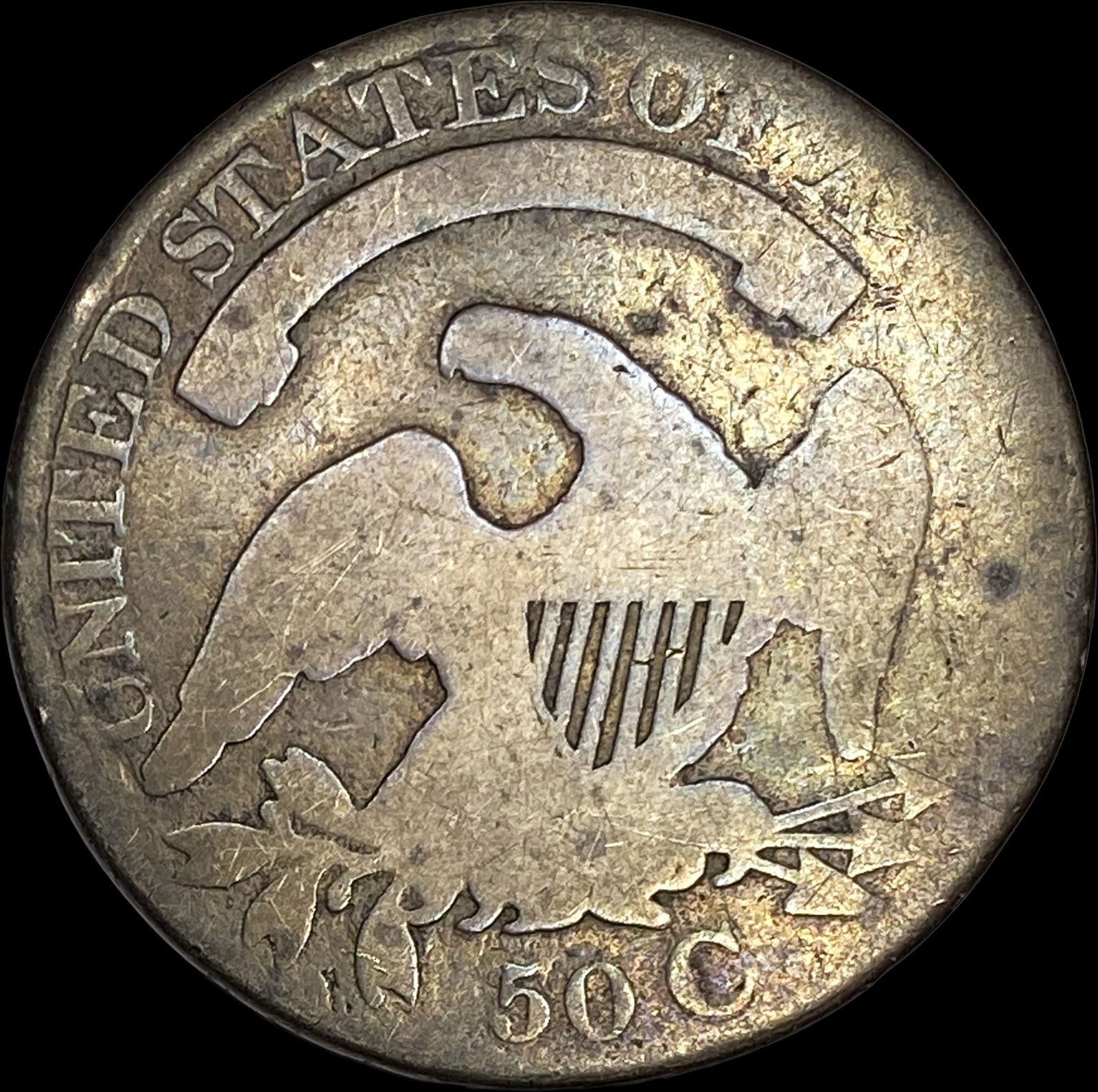 1826 Capped Bust Half Dollar NICELY CIRCULATED - 2