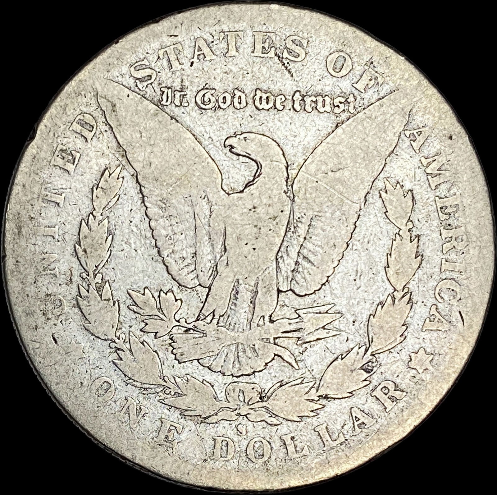 1895-S Silver Morgan Dollar NICELY CIRCULATED - 2