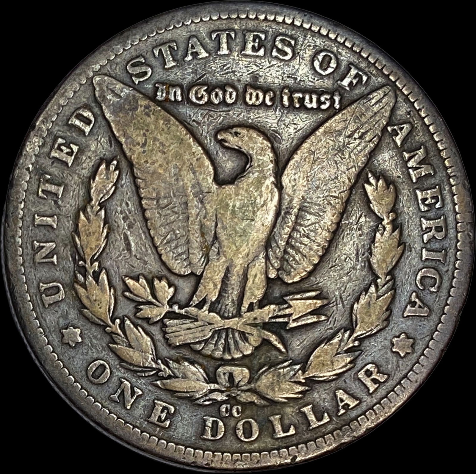 1890-CC Silver Morgan Dollar NICELY CIRCULATED - 2