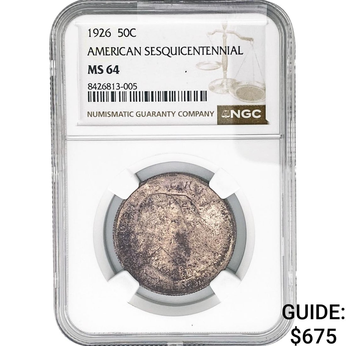1926 Sesquicentennial Half Dollar NGC MS64 (1 of 2)