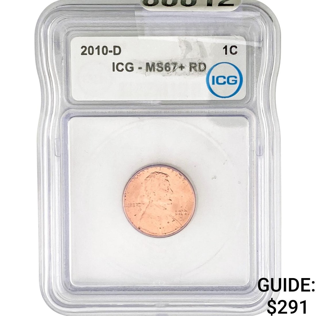 2010-D Lincoln Shield Cent ICG MS67+ RD (1 of 2)