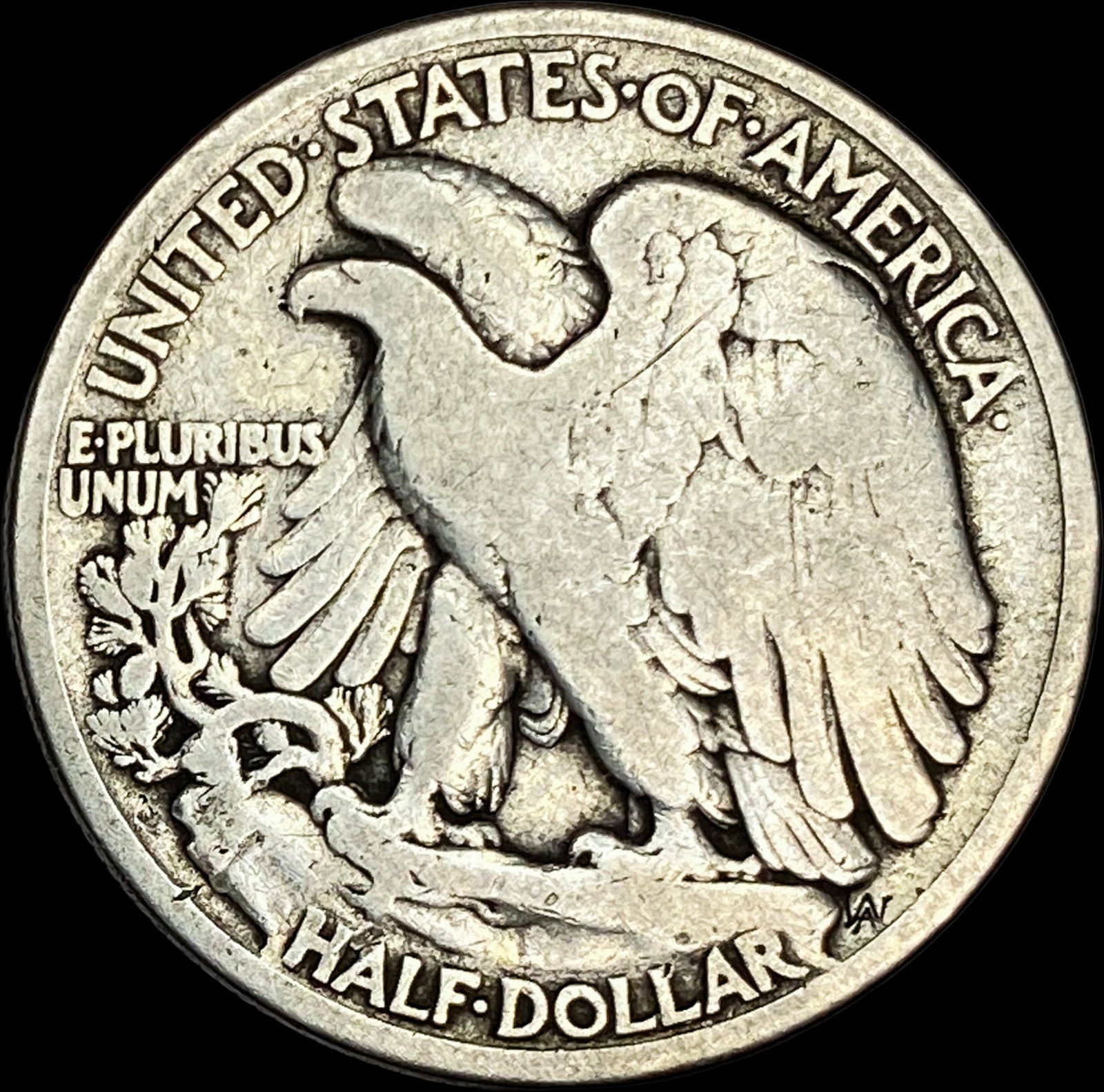 1917-D Silver Half Dollar NICELY CIRCULATED - 2