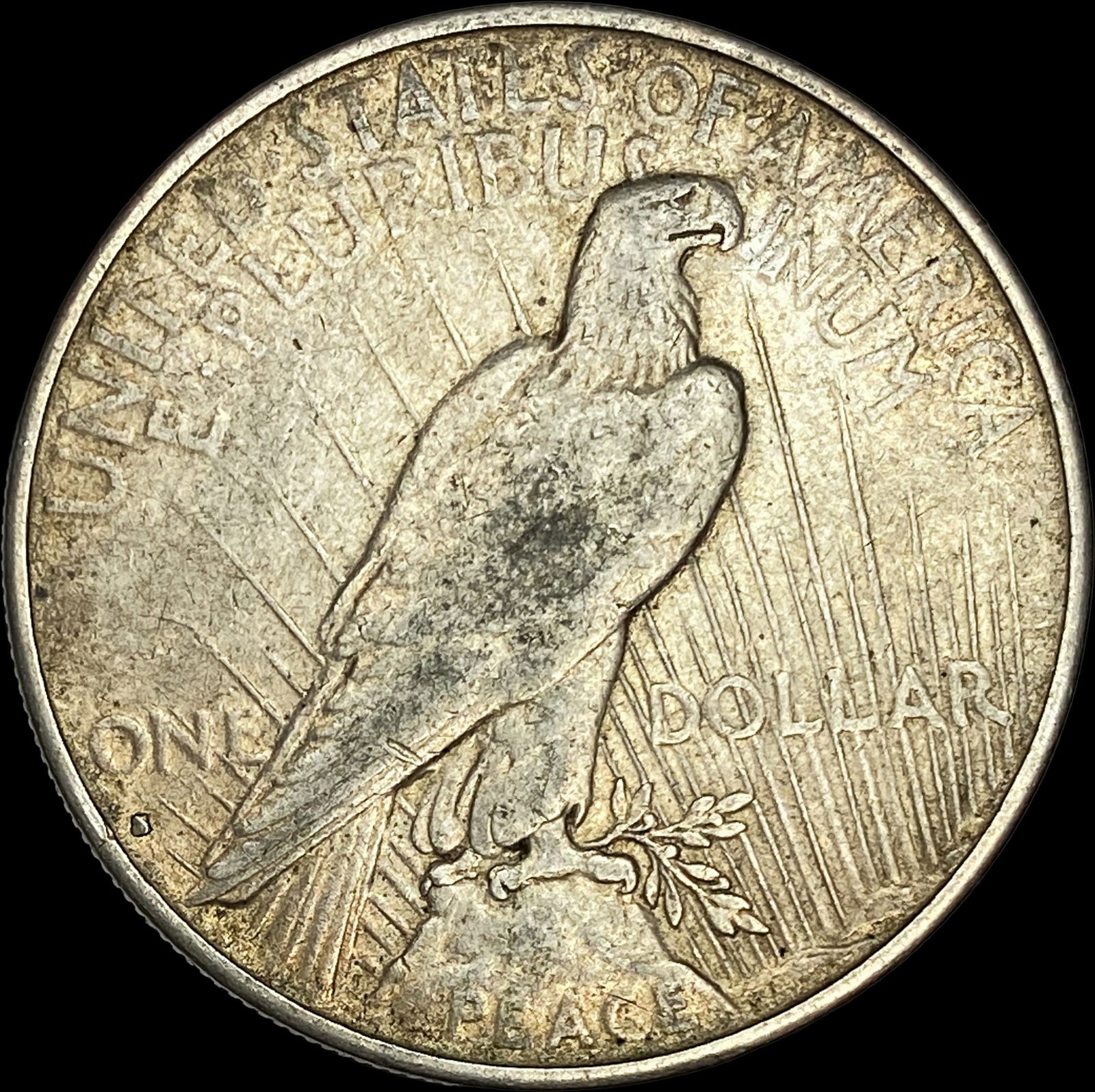 1935-S Silver Peace Dollar LIGHTLY CIRCULATED - 2