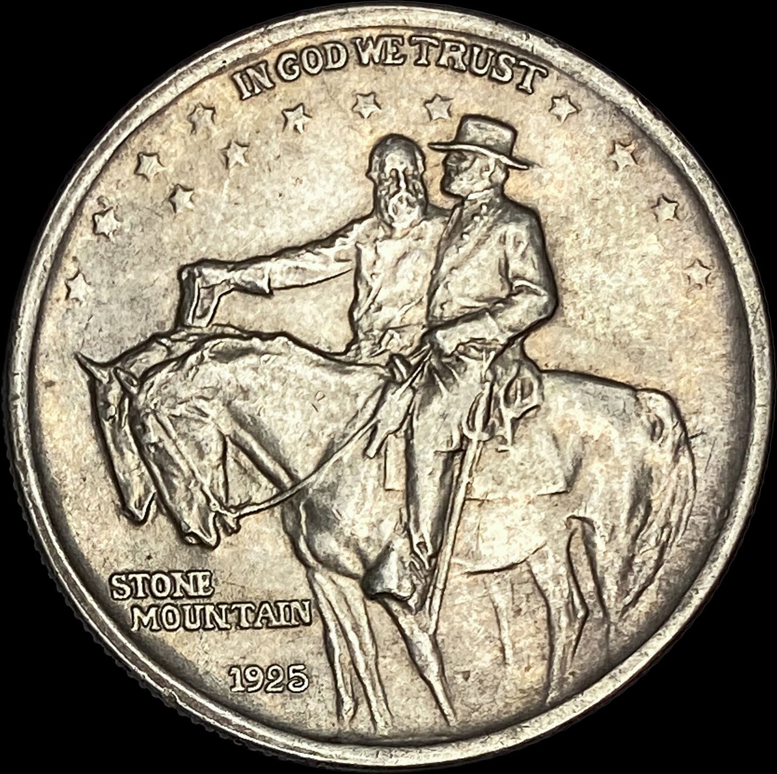 1925 Stone Mountain Silver Half Dollar CLOSELY UNCIRCULATED (1 of 2)
