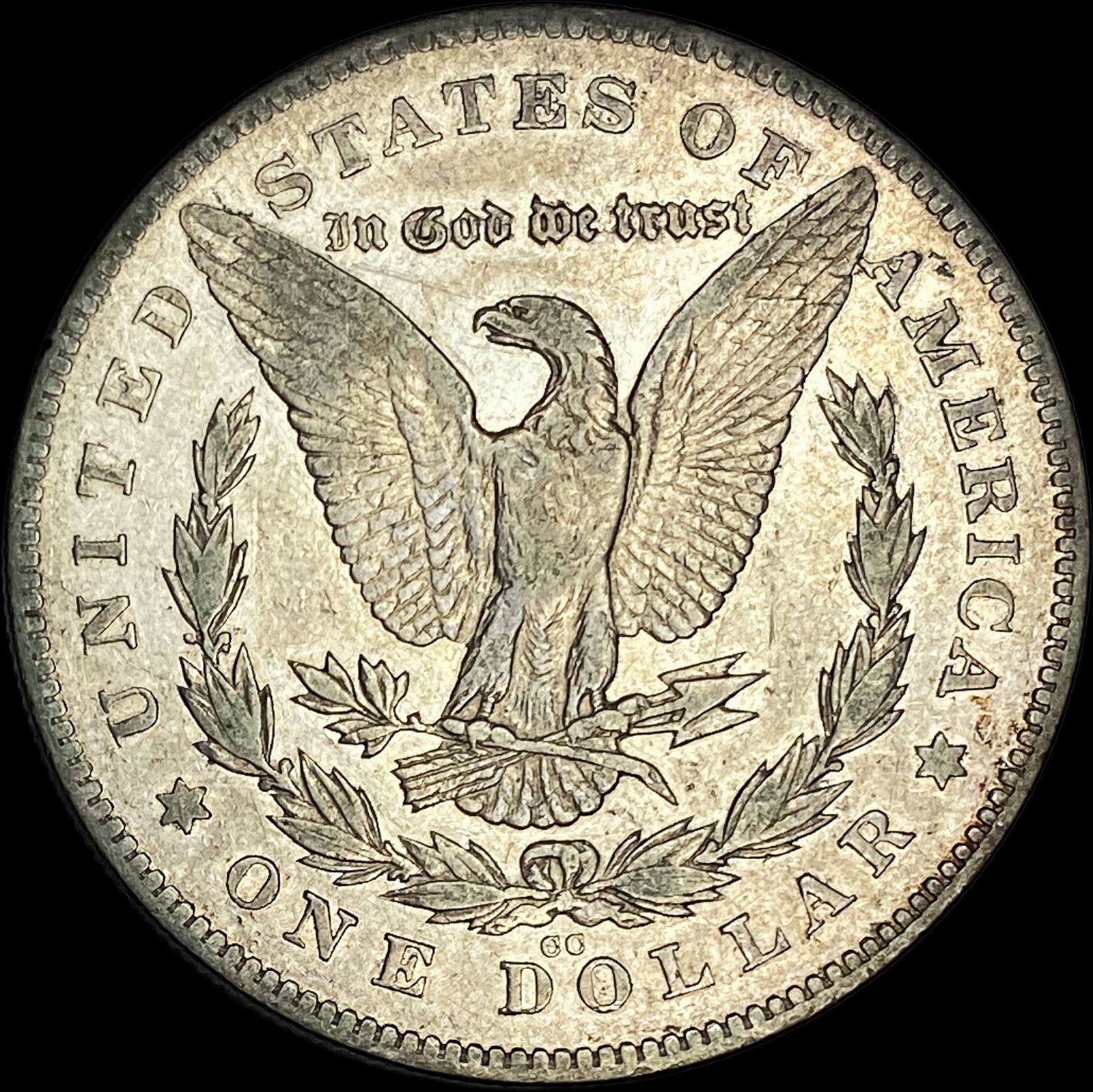 1880-CC Silver Morgan Dollar NEARLY UNCIRCULATED - 2