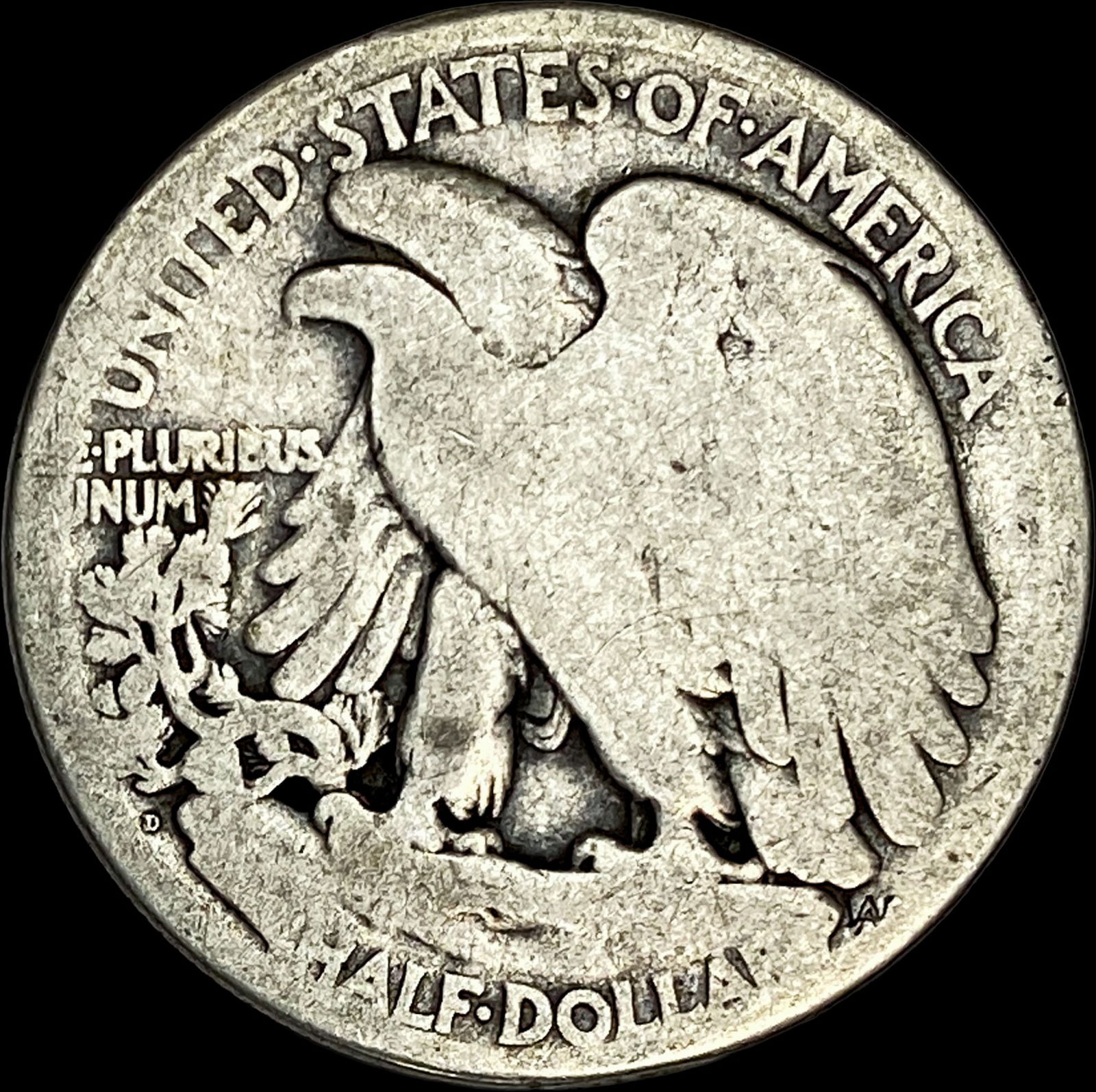 1941-D Silver Half Dollar Walking Liberty NICELY CIRCULATED - 2