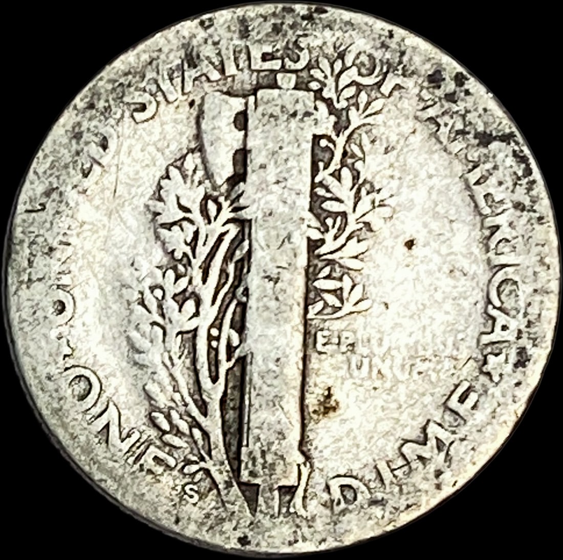 1926-S Silver Mercury Dime NICELY CIRCULATED - 2