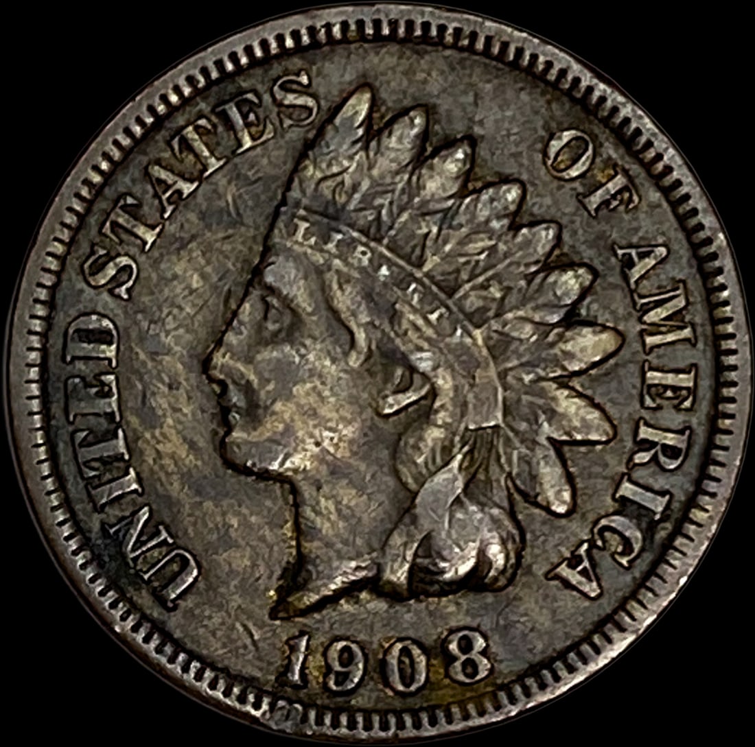 1908-S Indian Head Cent HIGH GRADE (1 of 2)