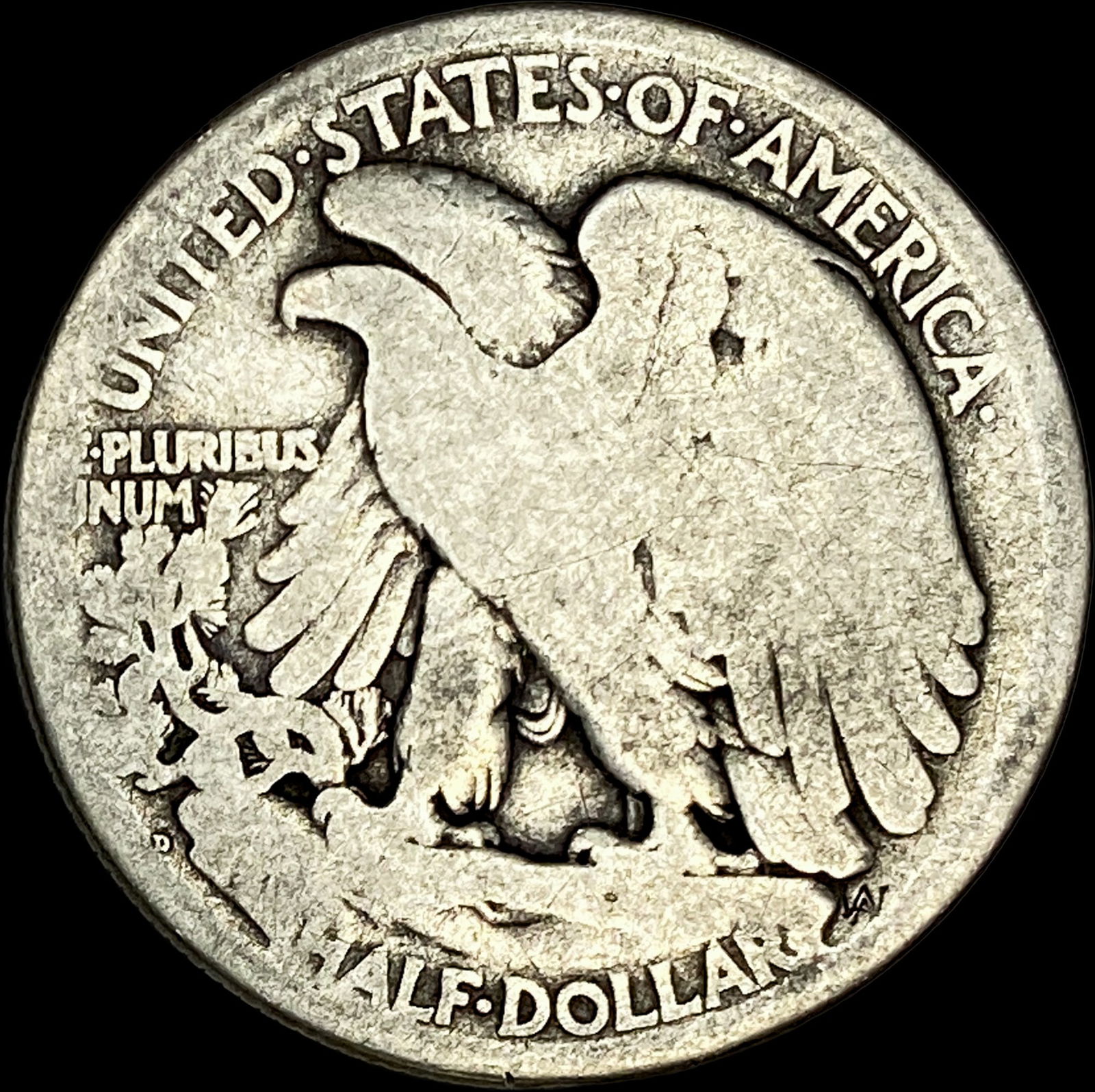 1917-D Silver Walking Liberty Half Dollar CHOICE BU - 2
