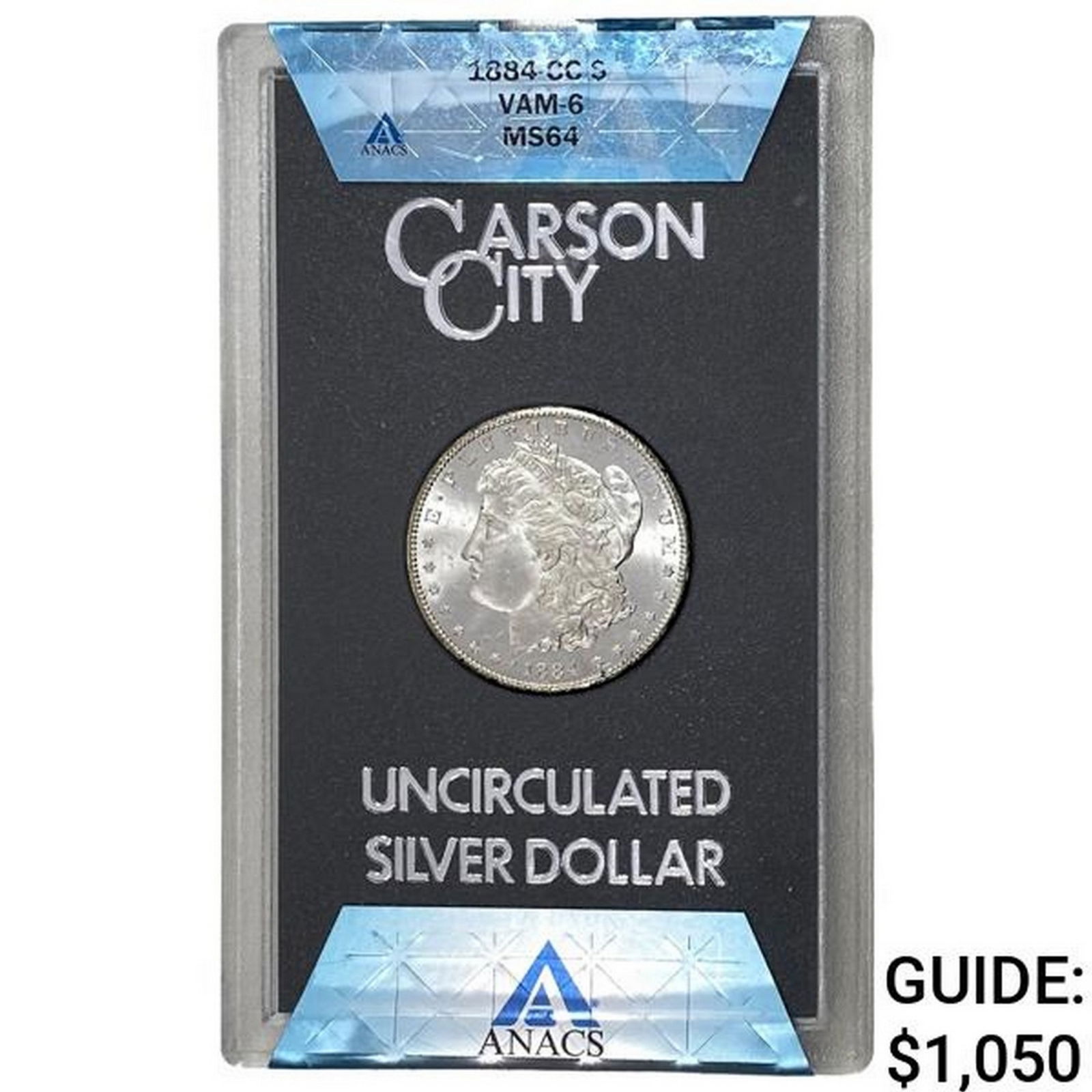 1884-CC Morgan Silver Dollar ANACS MS64 (1 of 3)