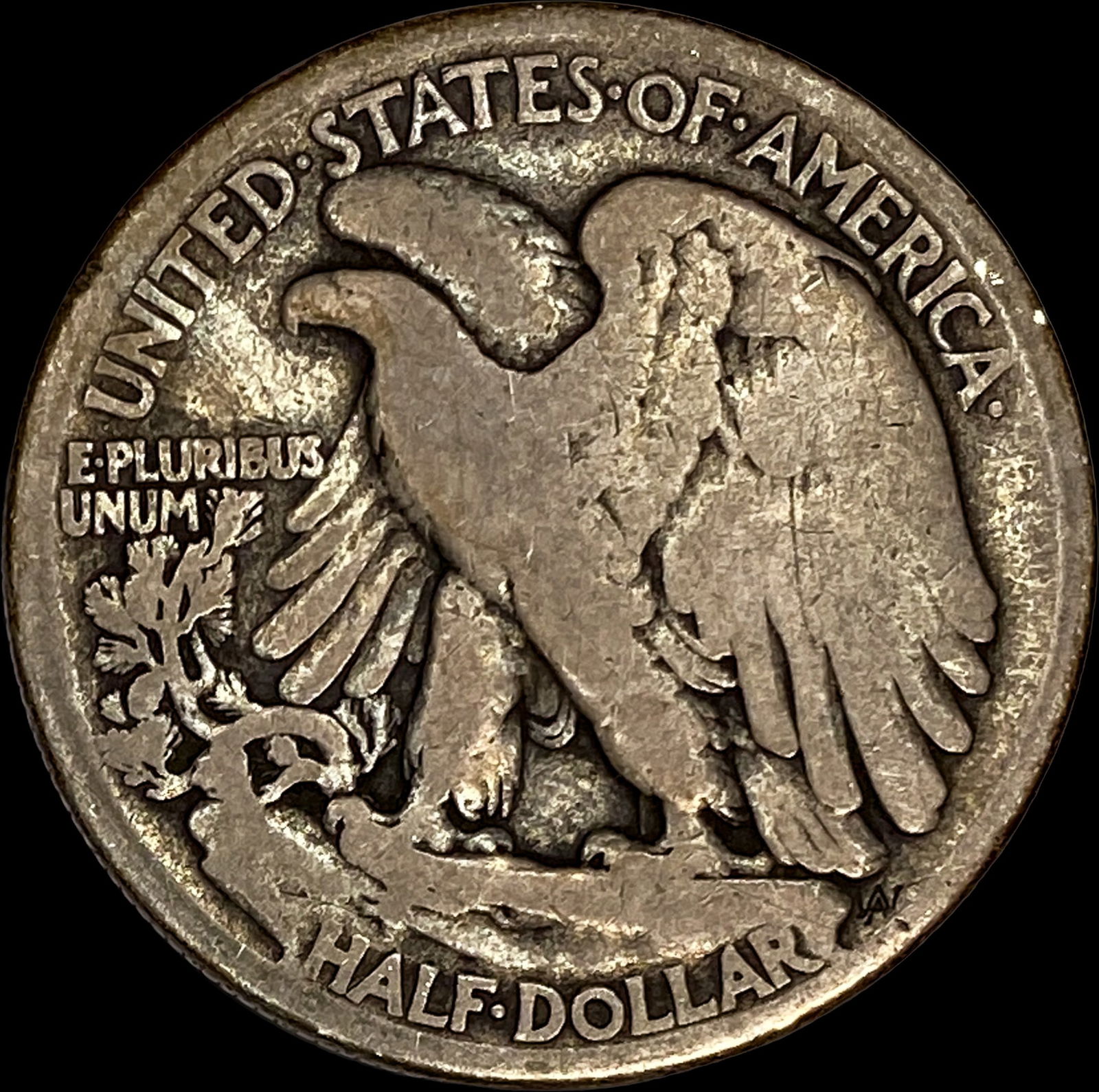 1917-S Silver Half Dollar NICELY CIRCULATED - 2