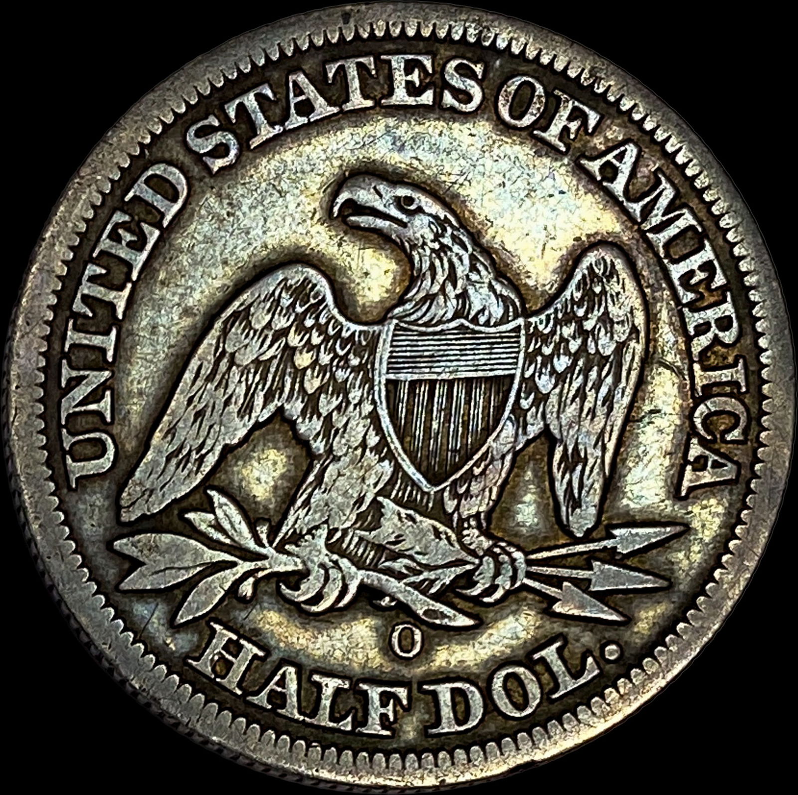 1847-O Silver Half Dollar LIGHTLY CIRCULATED - 2
