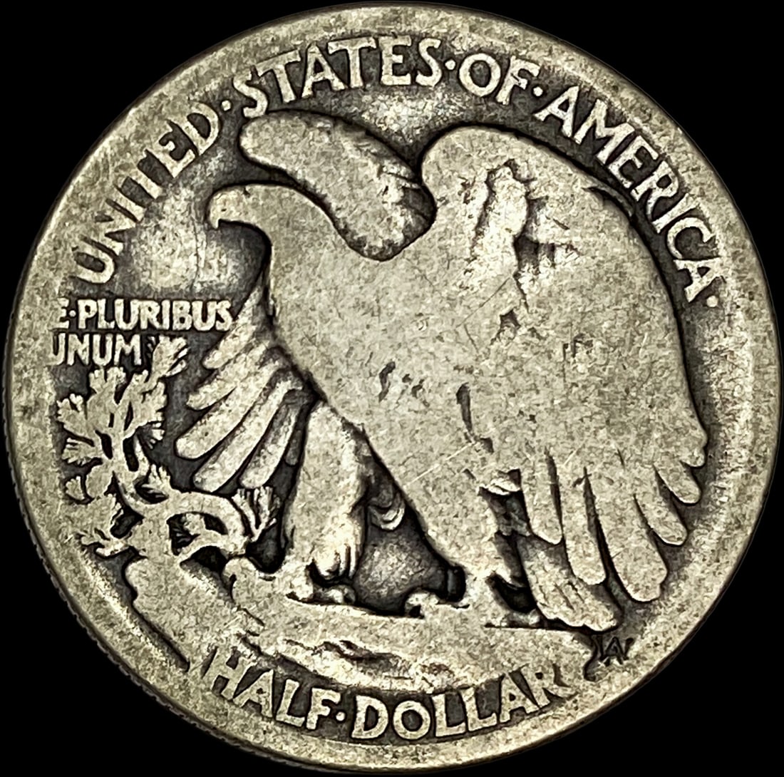 1916 Walking Liberty Half Dollar LIGHTLY CIRCULATED - 2