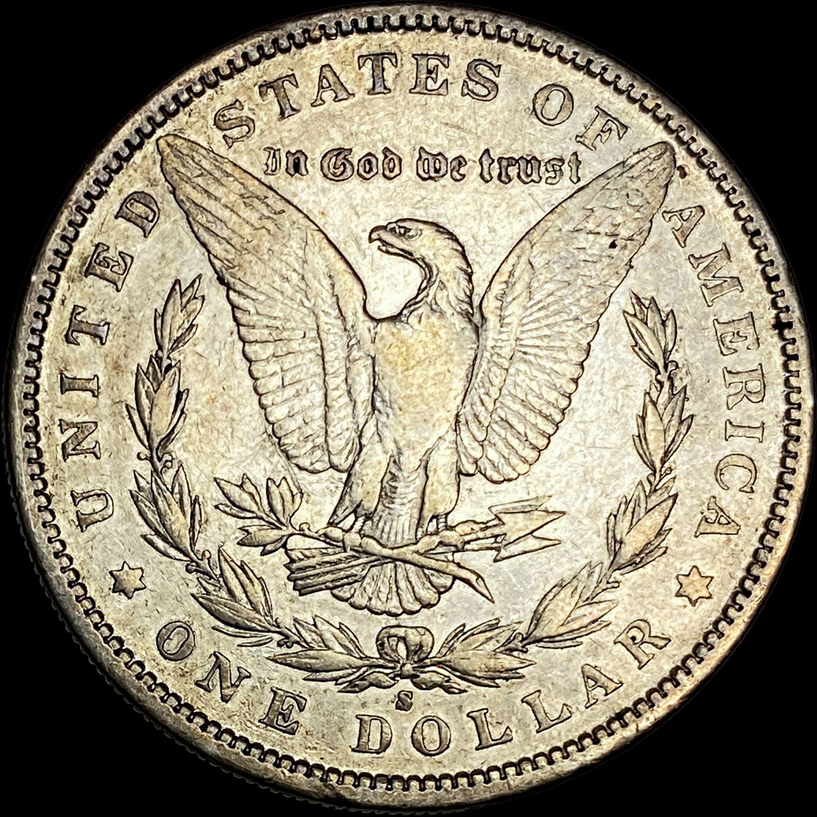 1892-S Silver Morgan Dollar NICELY CIRCULATED - 2