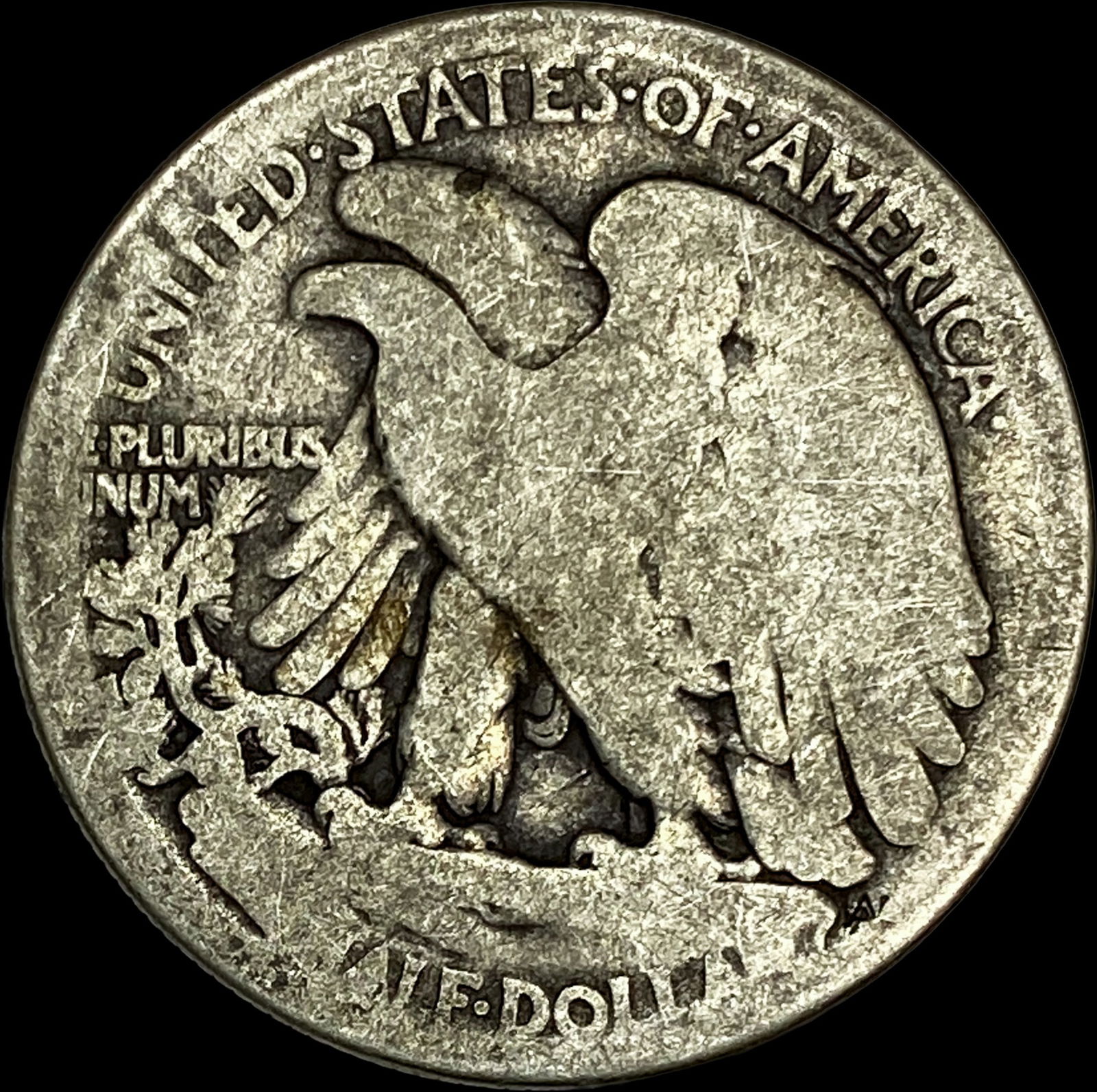 1917-S Silver Walking Liberty Half Dollar UNCIRCULATED - 2