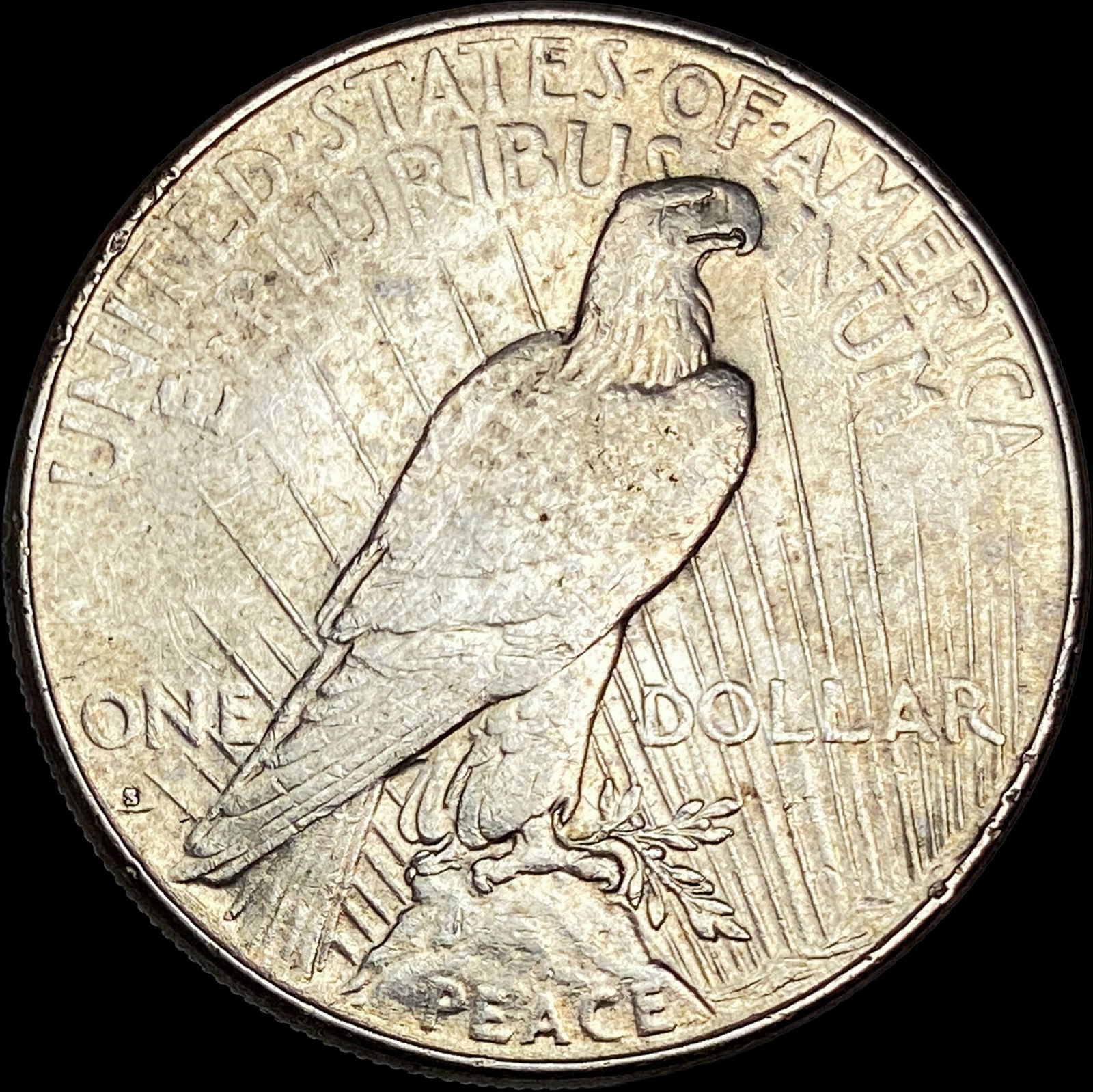 1927-S Silver Peace Dollar NICELY CIRCULATED - 2