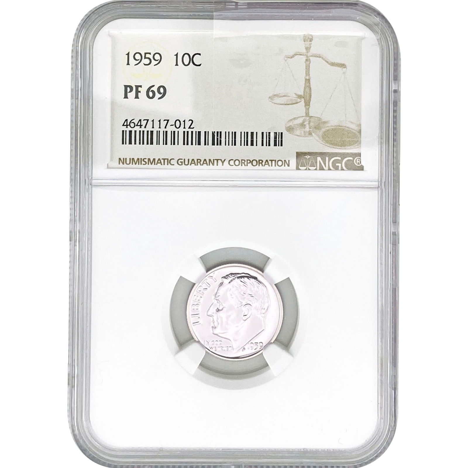 1959 Roosevelt Dime NGC PF69 (1 of 2)