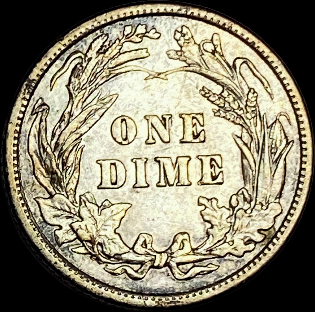 1910 Barber Dime CLOSELY UNCIRCULATED - 2