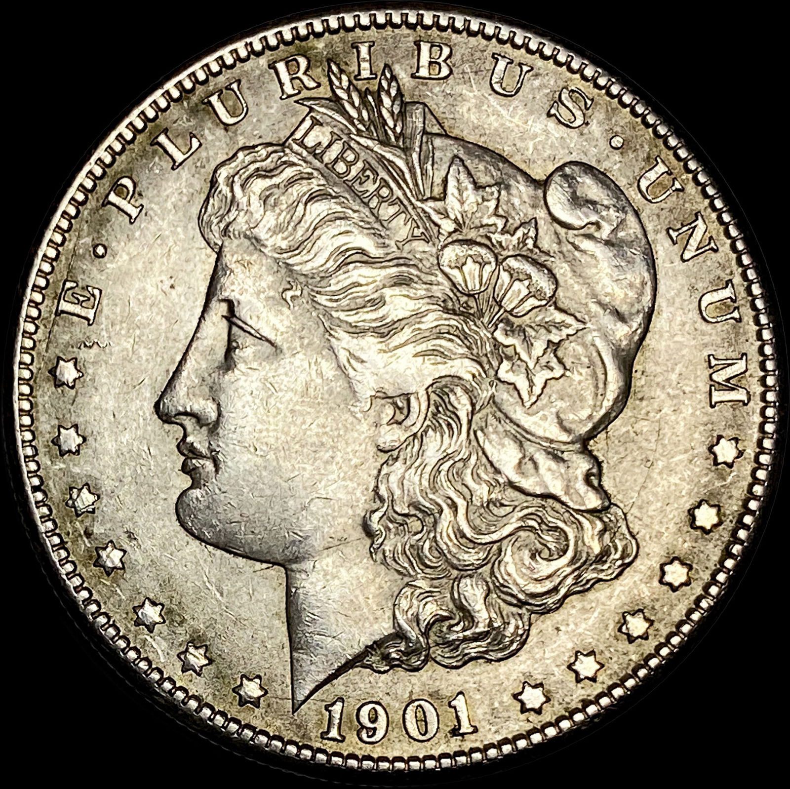 1901-S Silver Morgan Dollar CLOSELY UNCIRCULATED: 1901-S Silver Morgan Dollar CLOSELY UNCIRCULATED