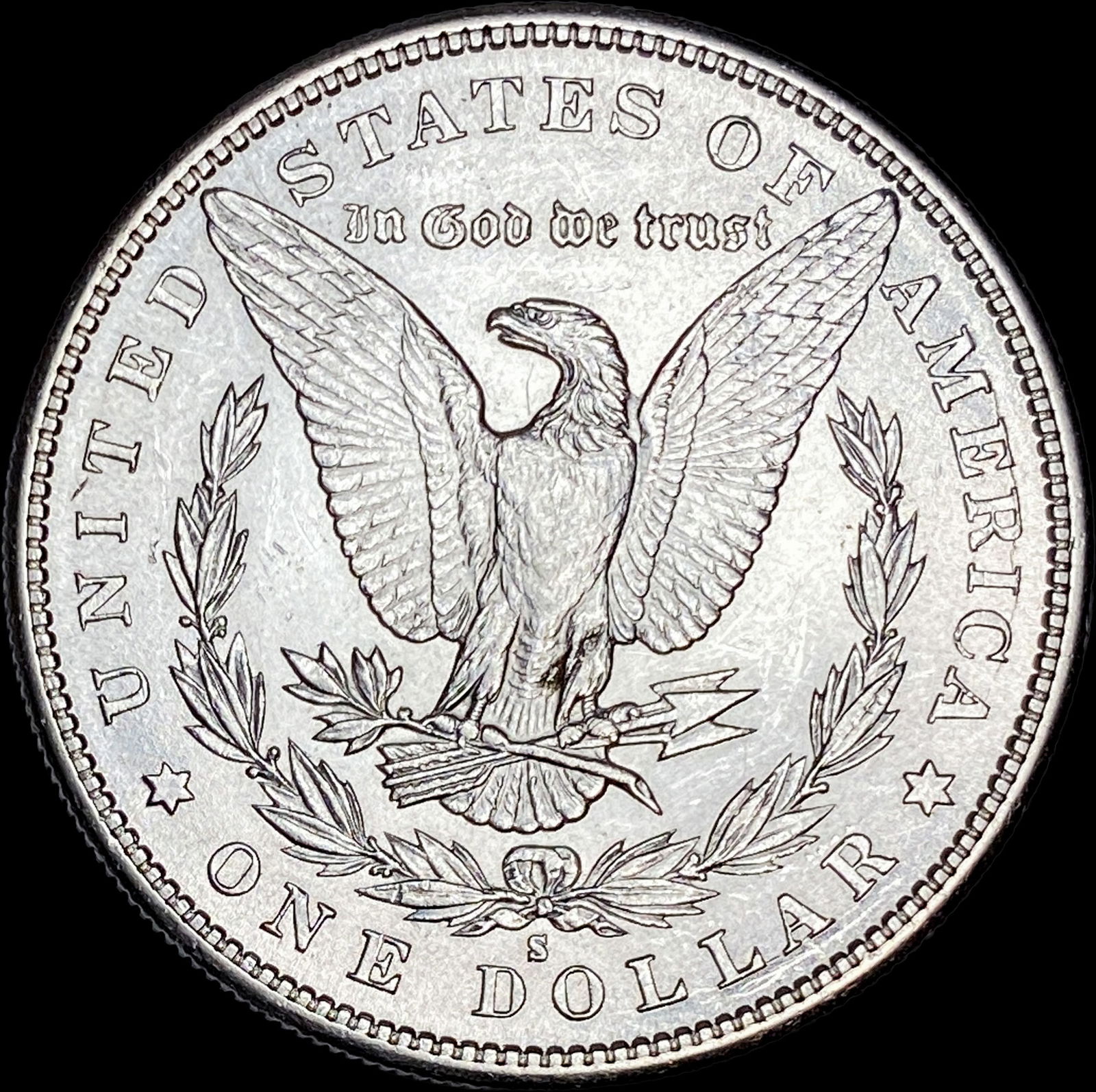 1890-S Silver Morgan Dollar CHOICE BU - 2