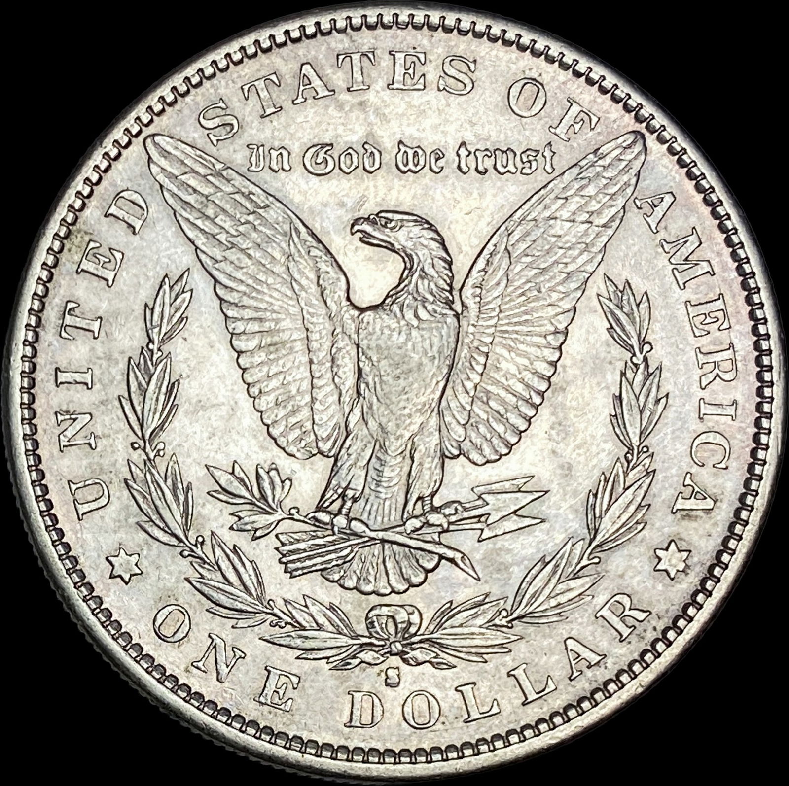 1890-S Silver Morgan Dollar CLOSELY UNCIRCULATED - 2