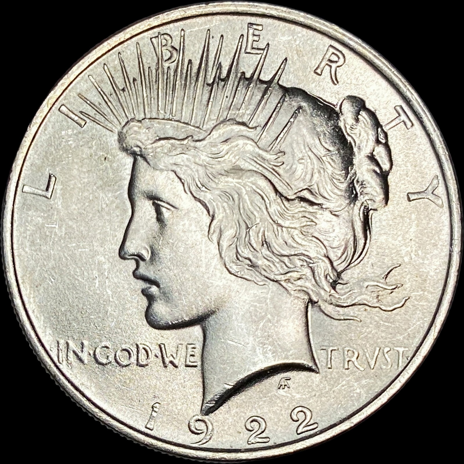 1922 Silver Peace Dollar UNCIRCULATED: 1922 Silver Peace Dollar UNCIRCULATED