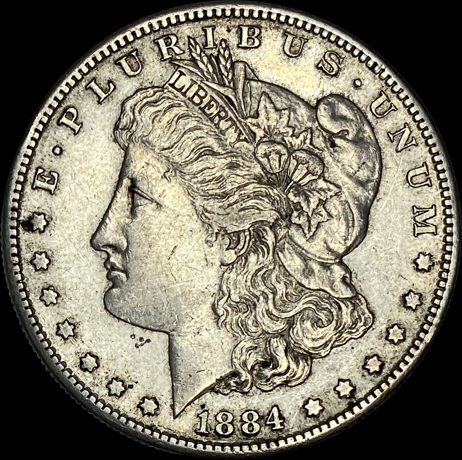 1884-S Silver Morgan Dollar NEARLY UNCIRCULATED (1 of 2)