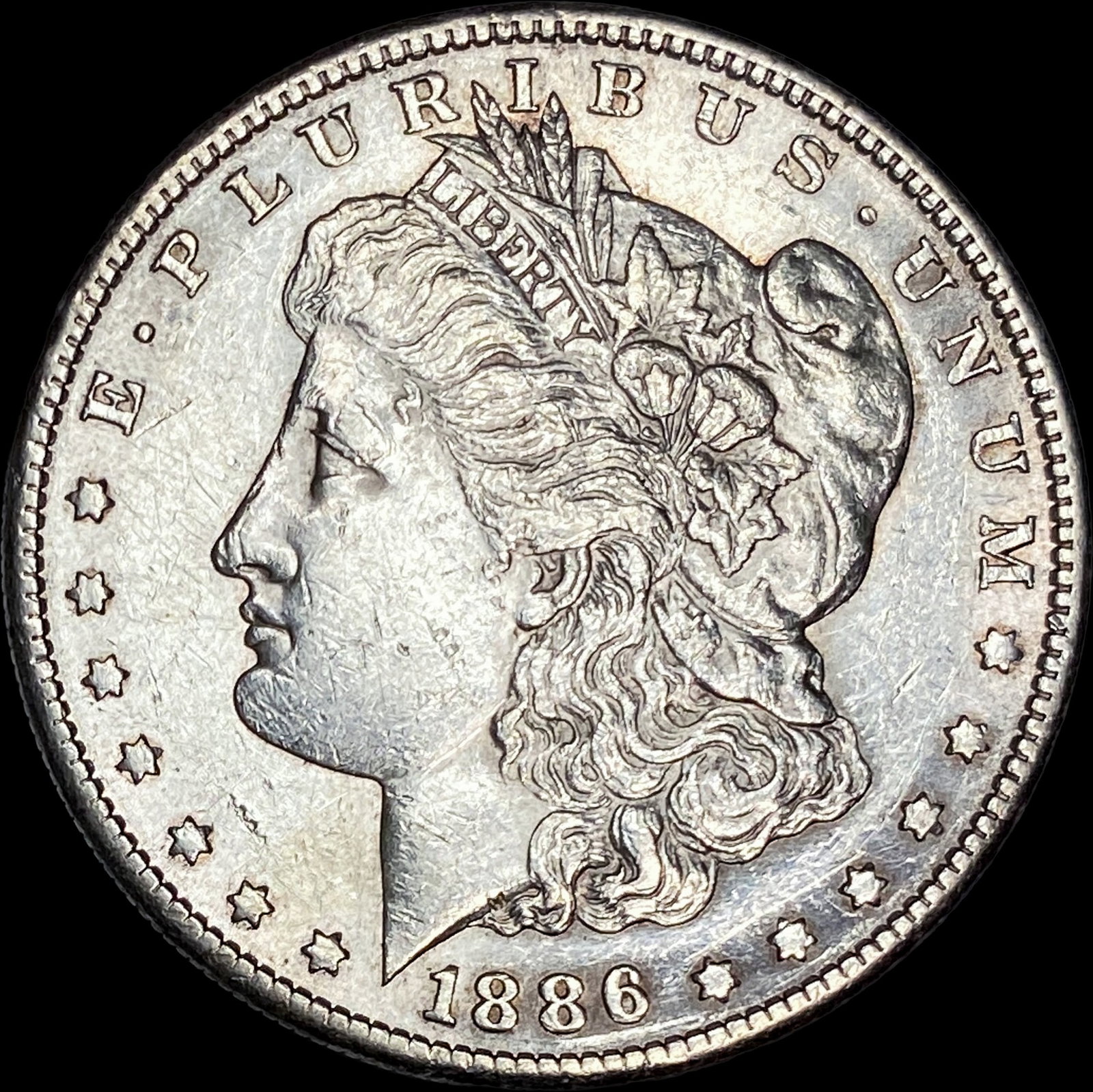 1886-S Silver Morgan Dollar UNCIRCULATED: 1886-S Silver Morgan Dollar UNCIRCULATED
