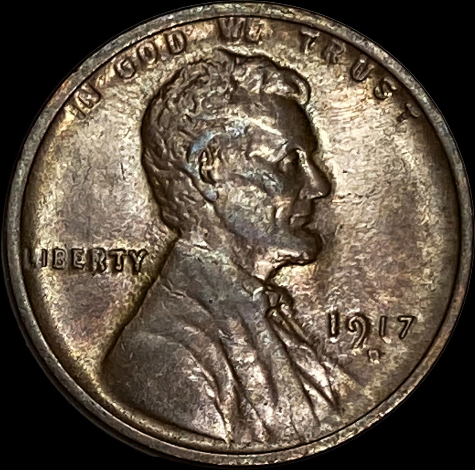 1917-D Lincoln Wheat Cent NEARLY UNCIRCULATED: 1917-D Lincoln Wheat Cent NEARLY UNCIRCULATED
