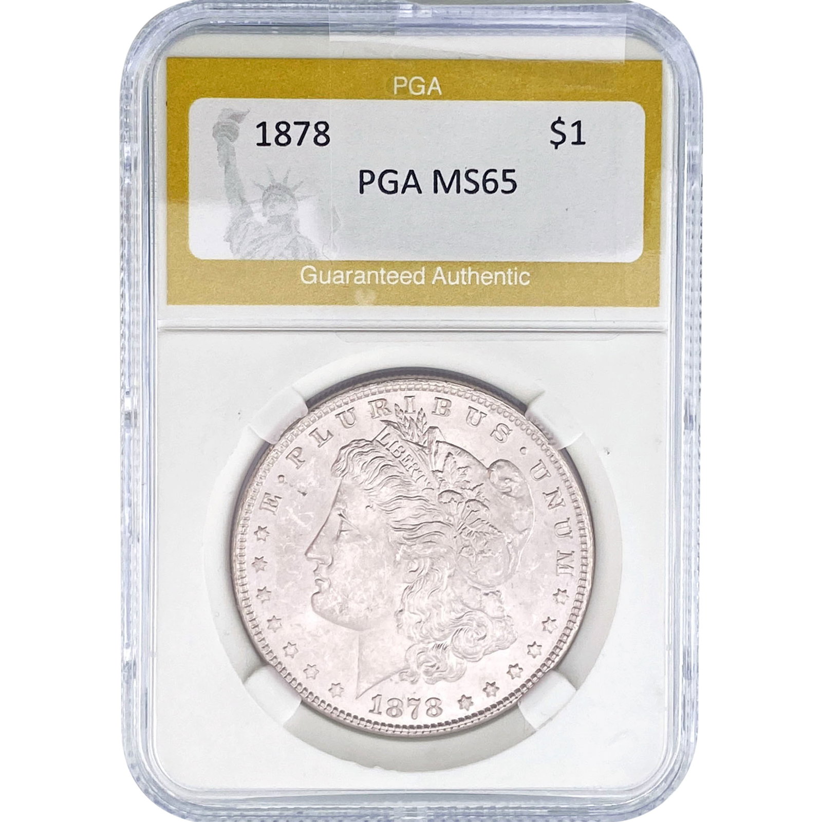 1878 Morgan Silver Dollar PGA MS65 (1 of 2)