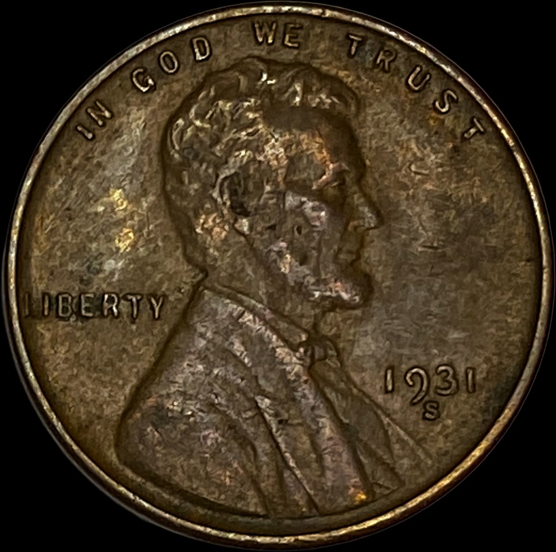 1931-S Lincoln Wheat Cent NEARLY UNCIRCULATED (1 of 2)