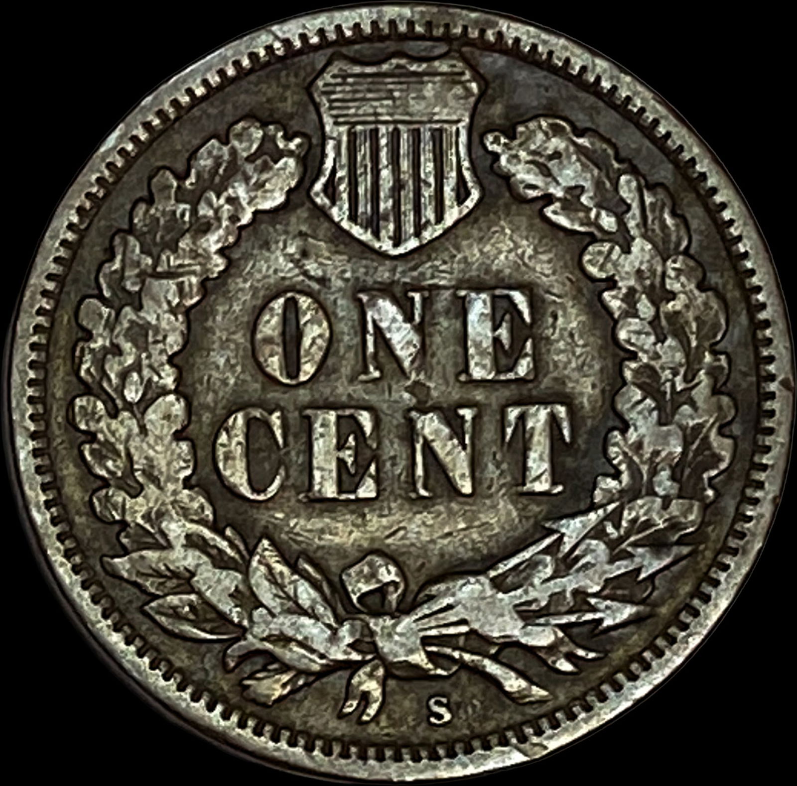 1908-S Indian Head Cent LIGHTLY CIRCULATED - 2