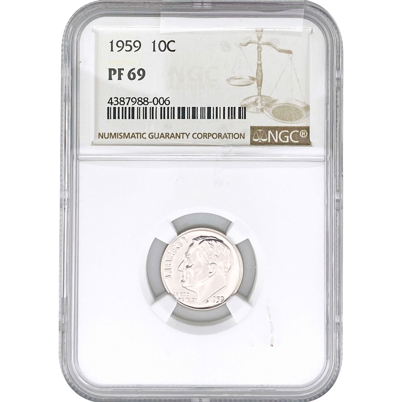 1959 Roosevelt Dime NGC PF69 (1 of 2)
