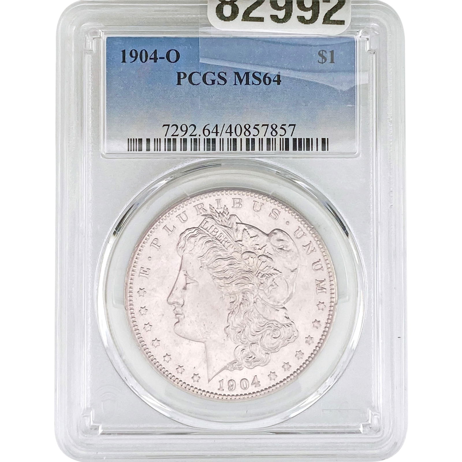 1904-O Morgan Silver Dollar PCGS MS64: 1904-O Morgan Silver Dollar PCGS MS64