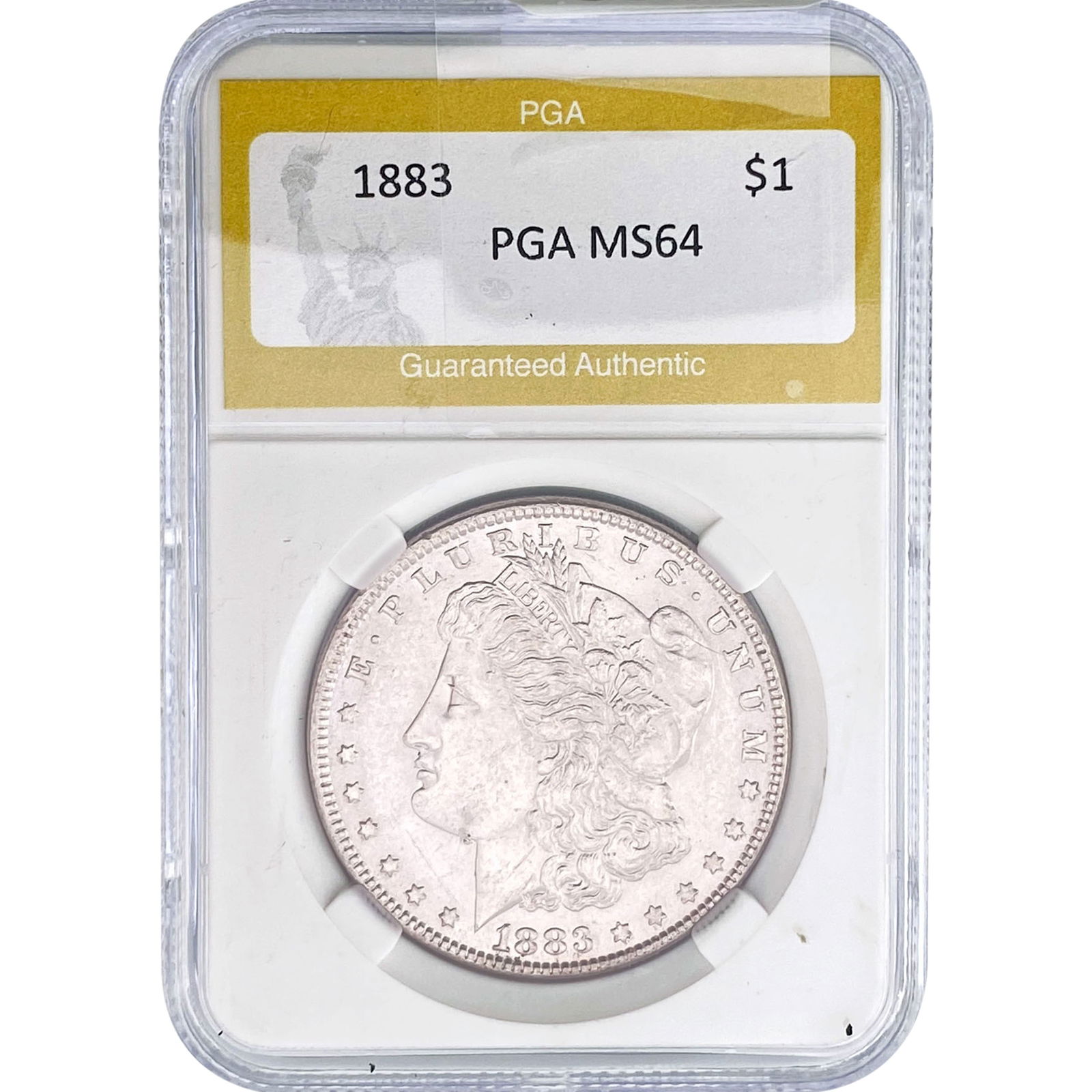 1883 Morgan Silver Dollar PGA MS64: 1883 Morgan Silver Dollar PGA MS64