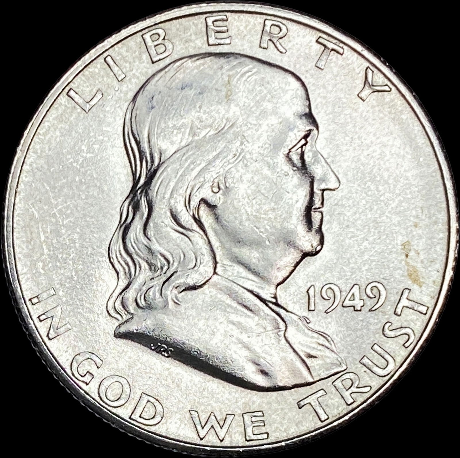 1949 Franklin Silver Half Dollar CHOICE BU (1 of 2)