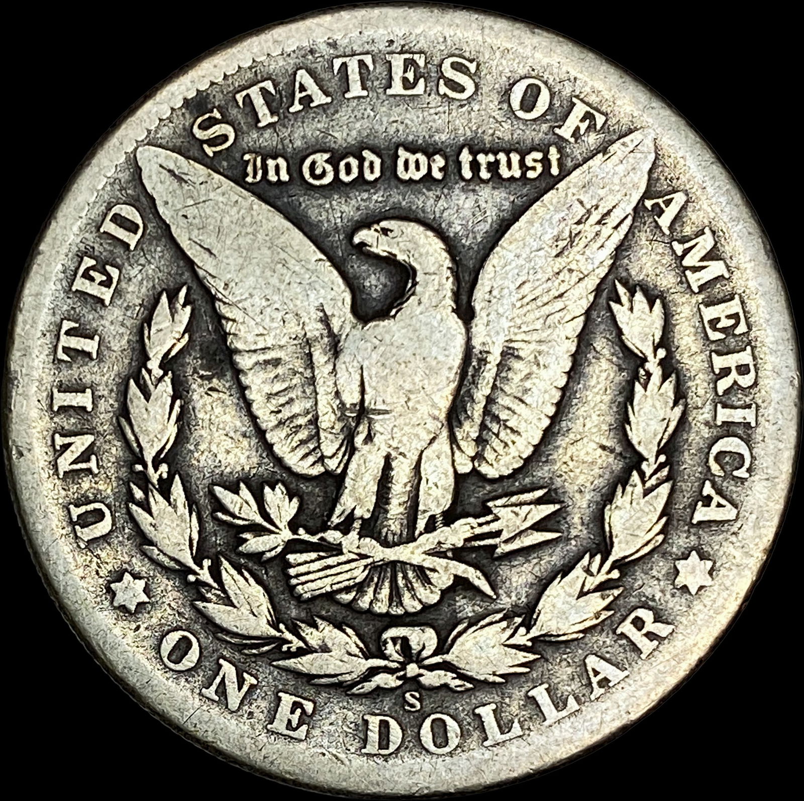 1904-S Silver Morgan Dollar NICELY CIRCULATED - 2