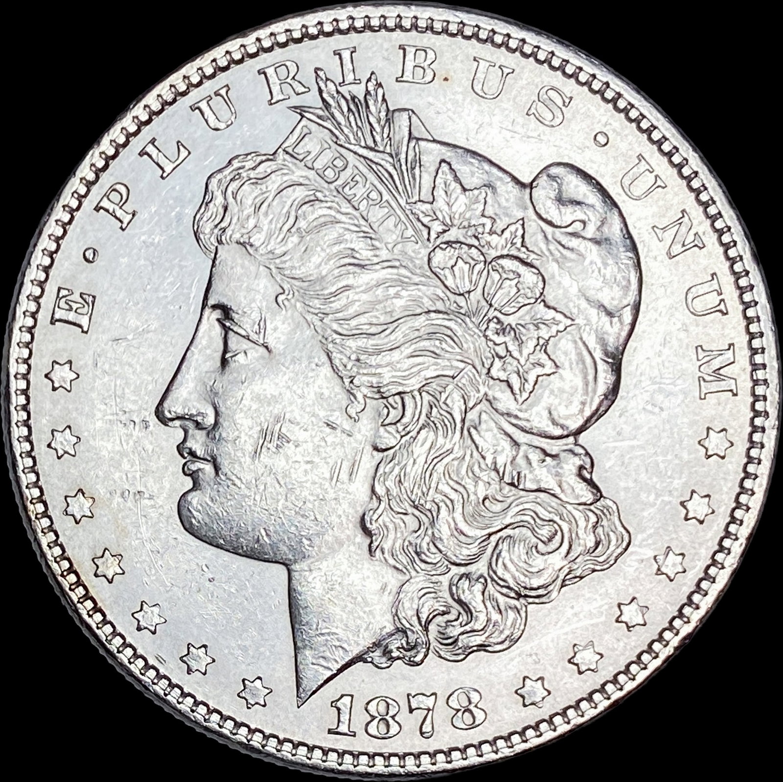 1878 Morgan Silver Dollar UNCIRCULATED: 1878 Morgan Silver Dollar UNCIRCULATED
