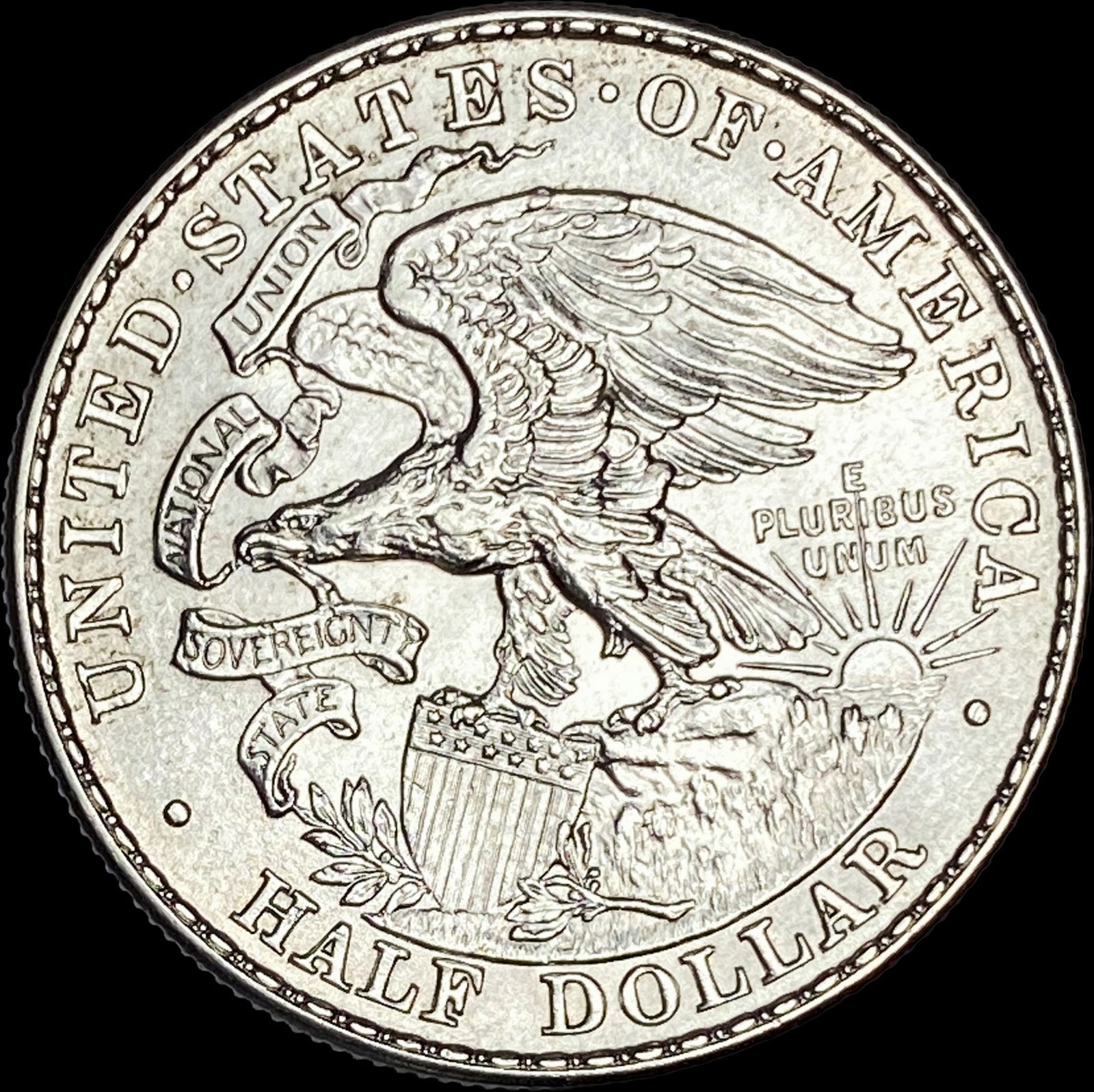 1918 Silver Illinois Centennial Half Dollar UNCIRCULATED - 2
