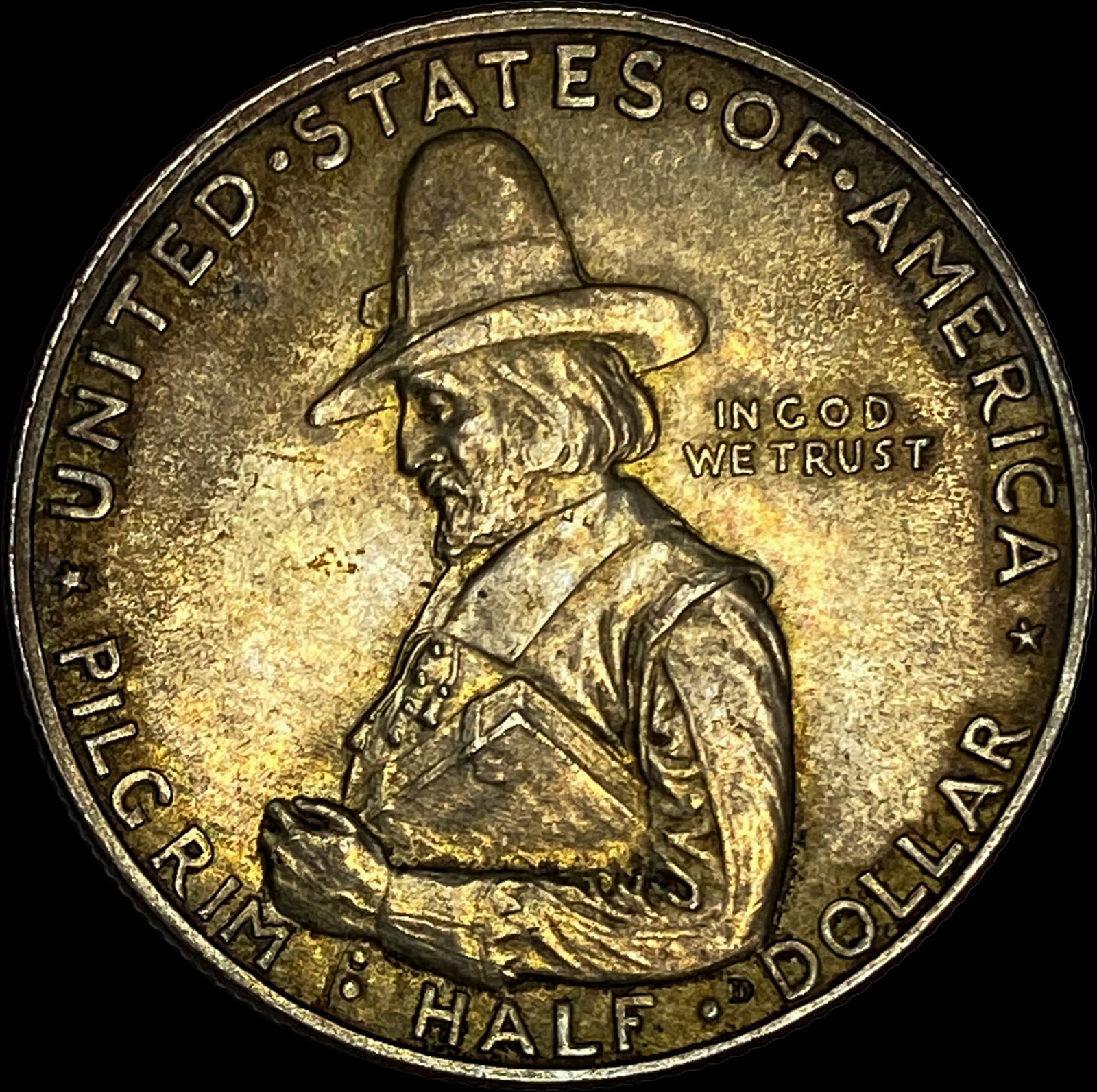 1920 Silver Pilgrim Half Dollar CHOICE BU (1 of 2)