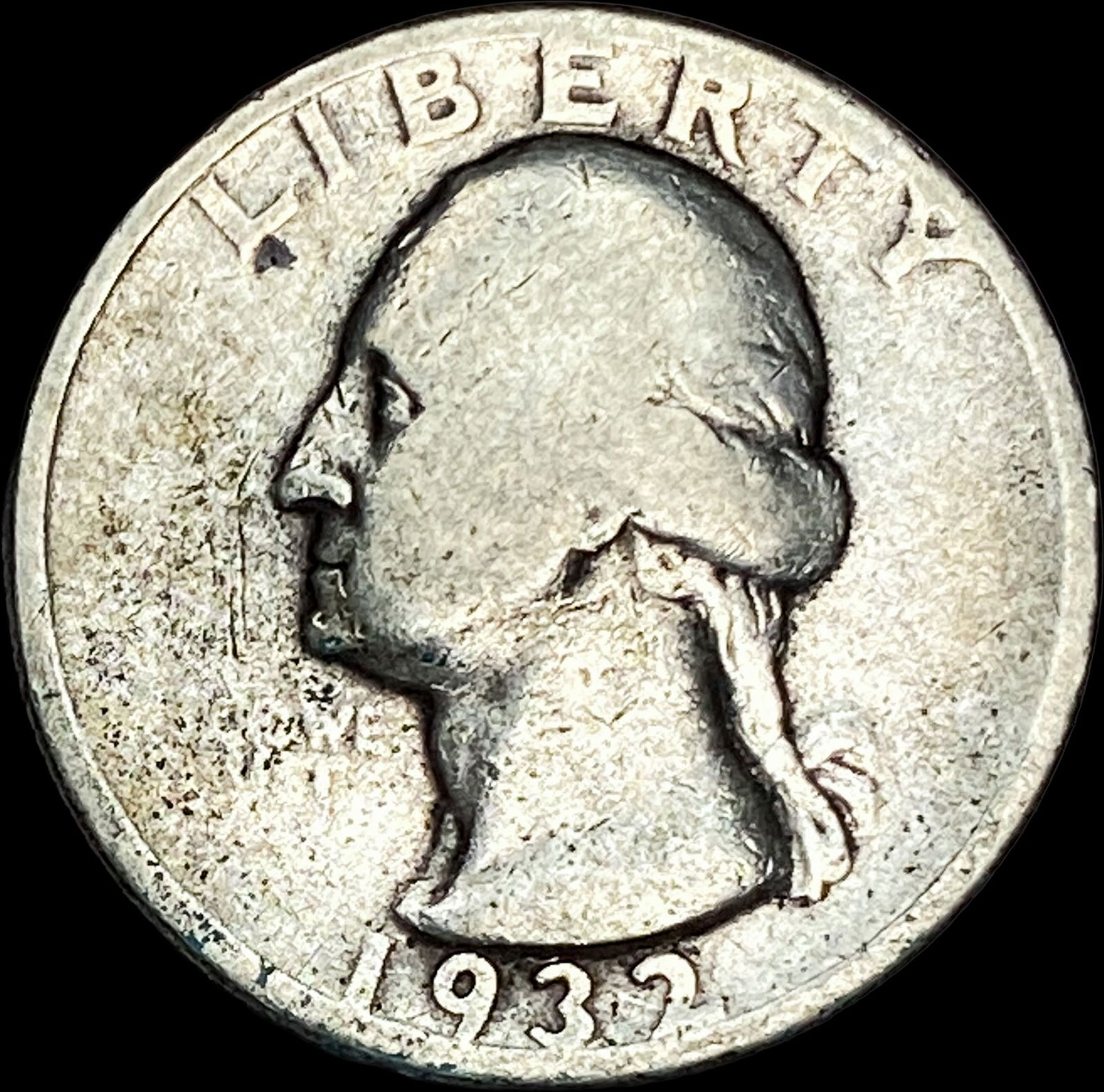 1932 Silver Washington Quarter NICELY CIRCULATED (1 of 2)