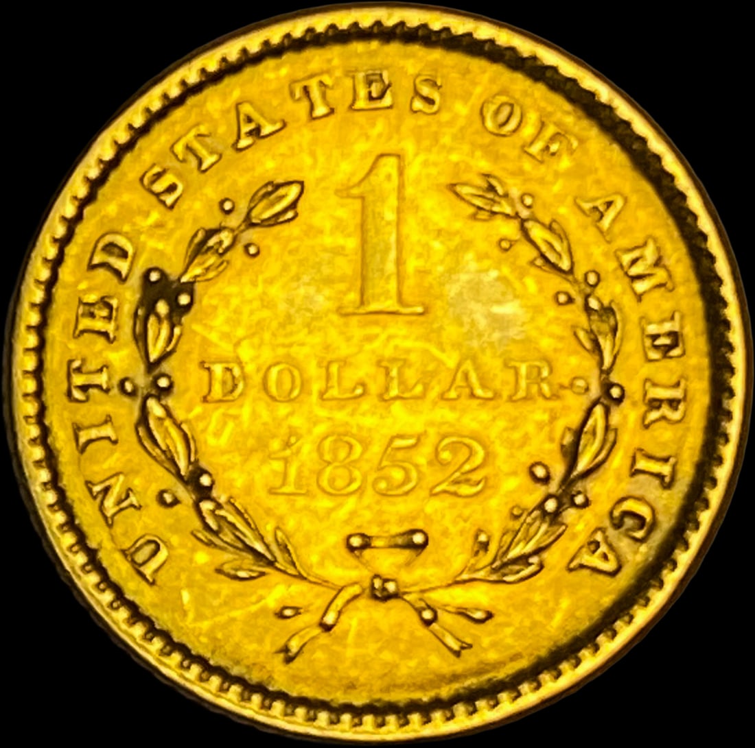 1852 Gold $1 Type 1 UNCIRCULATED - 2