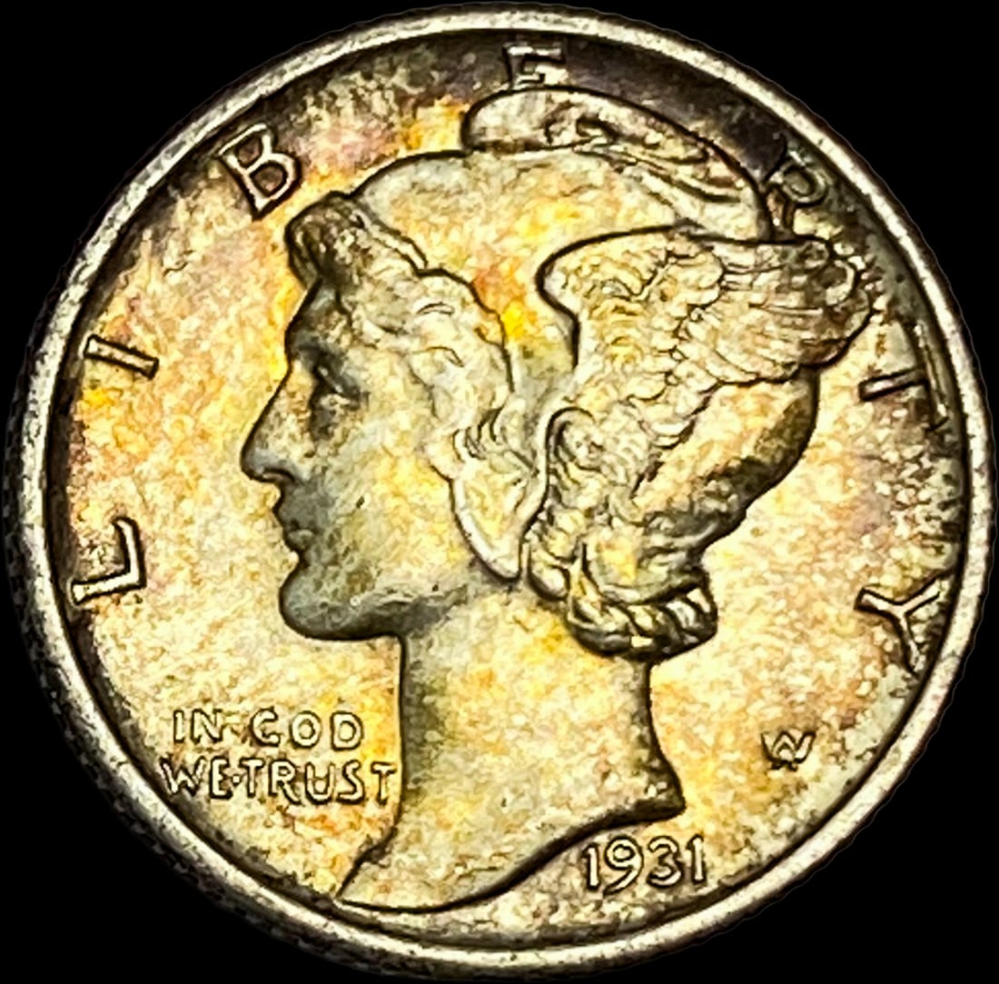 1931-S Silver Mercury Dime UNCIRCULATED (1 of 2)