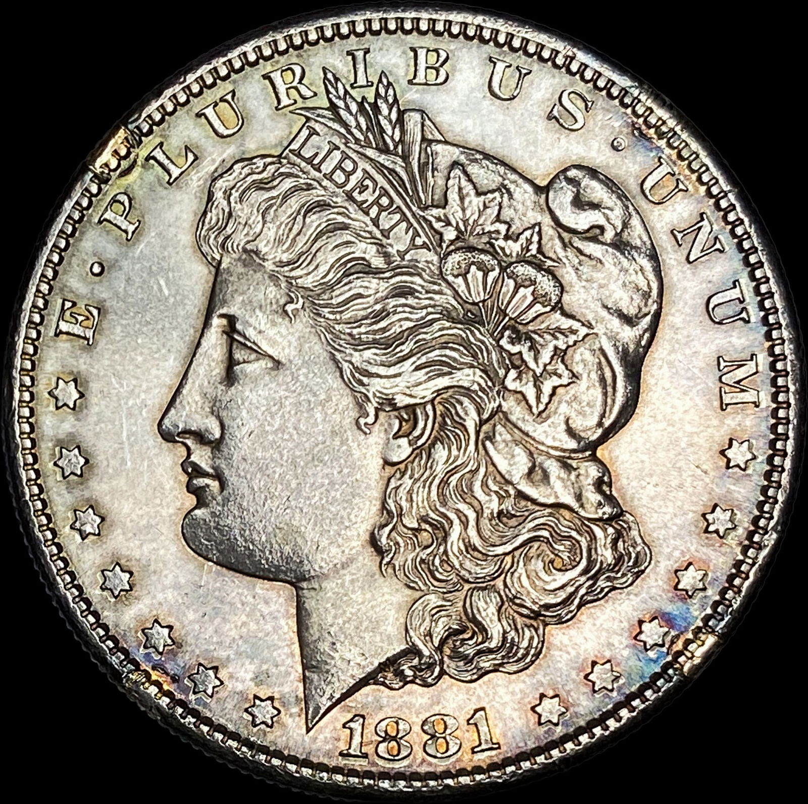 1881-S Silver Morgan Dollar CHOICE BU (1 of 2)