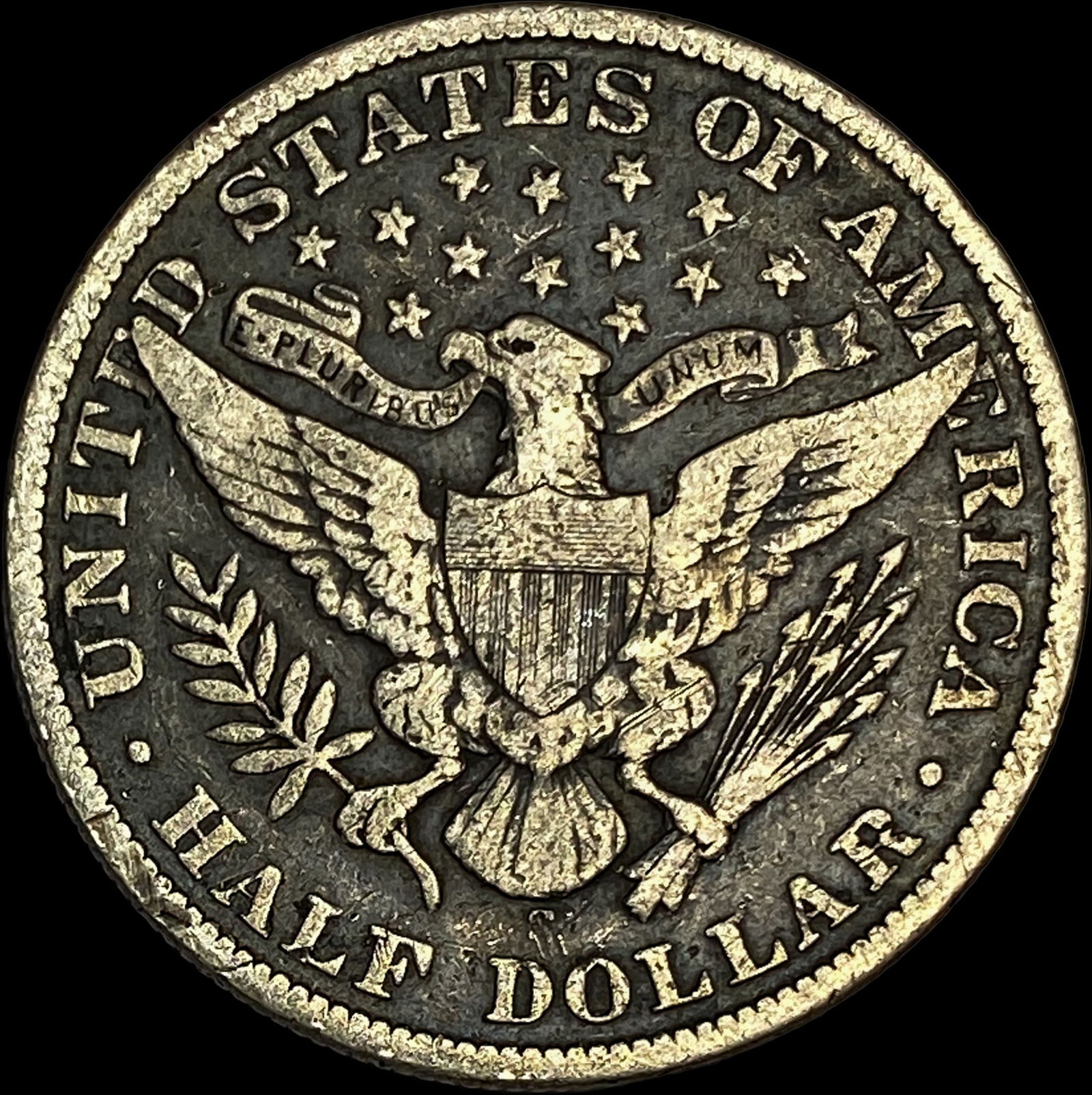 1910 Barber Half Dollar LIGHTLY CIRCULATED - 2