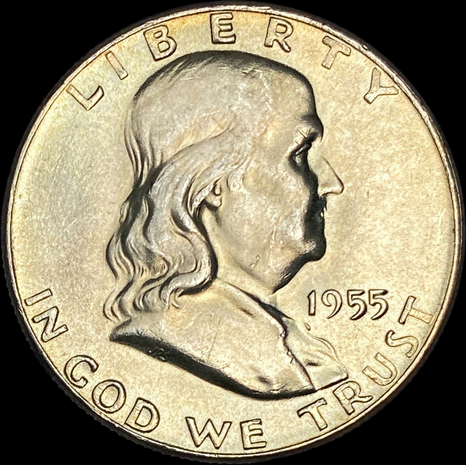 1955 Franklin Silver Half Dollar GEM BU (1 of 2)