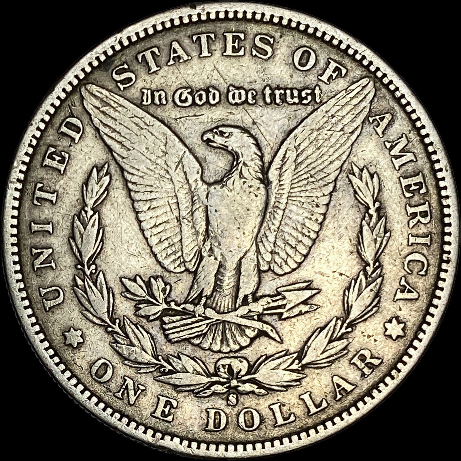 1892-S Silver Morgan Dollar NEARLY UNCIRCULATED - 2