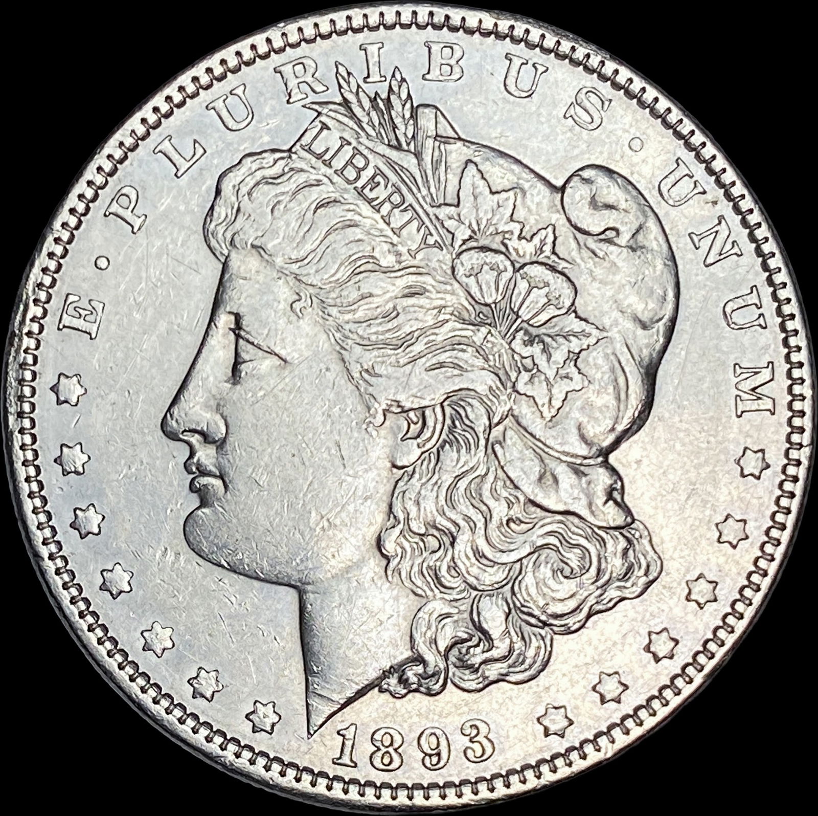 1893-S Morgan Silver Dollar CLOSELY UNCIRCULATED (1 of 2)